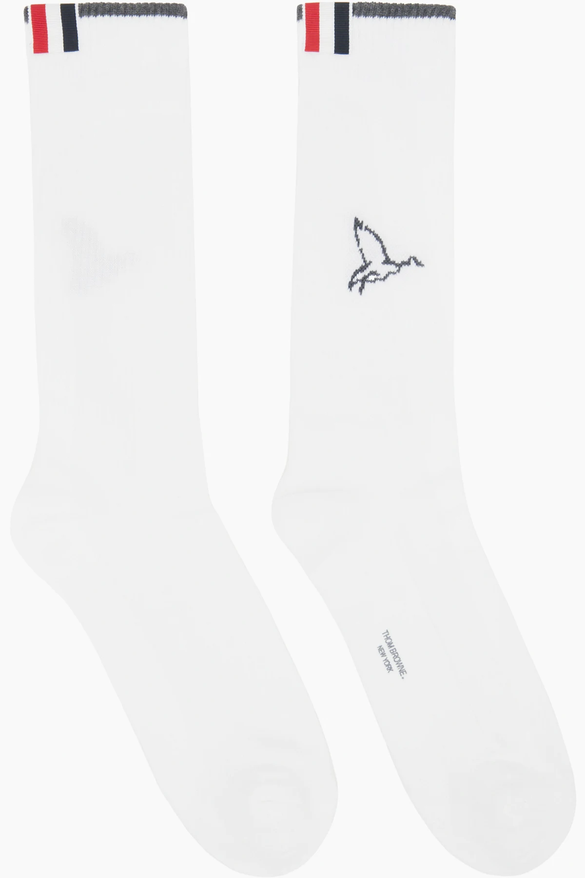 White Geese Icon Socks