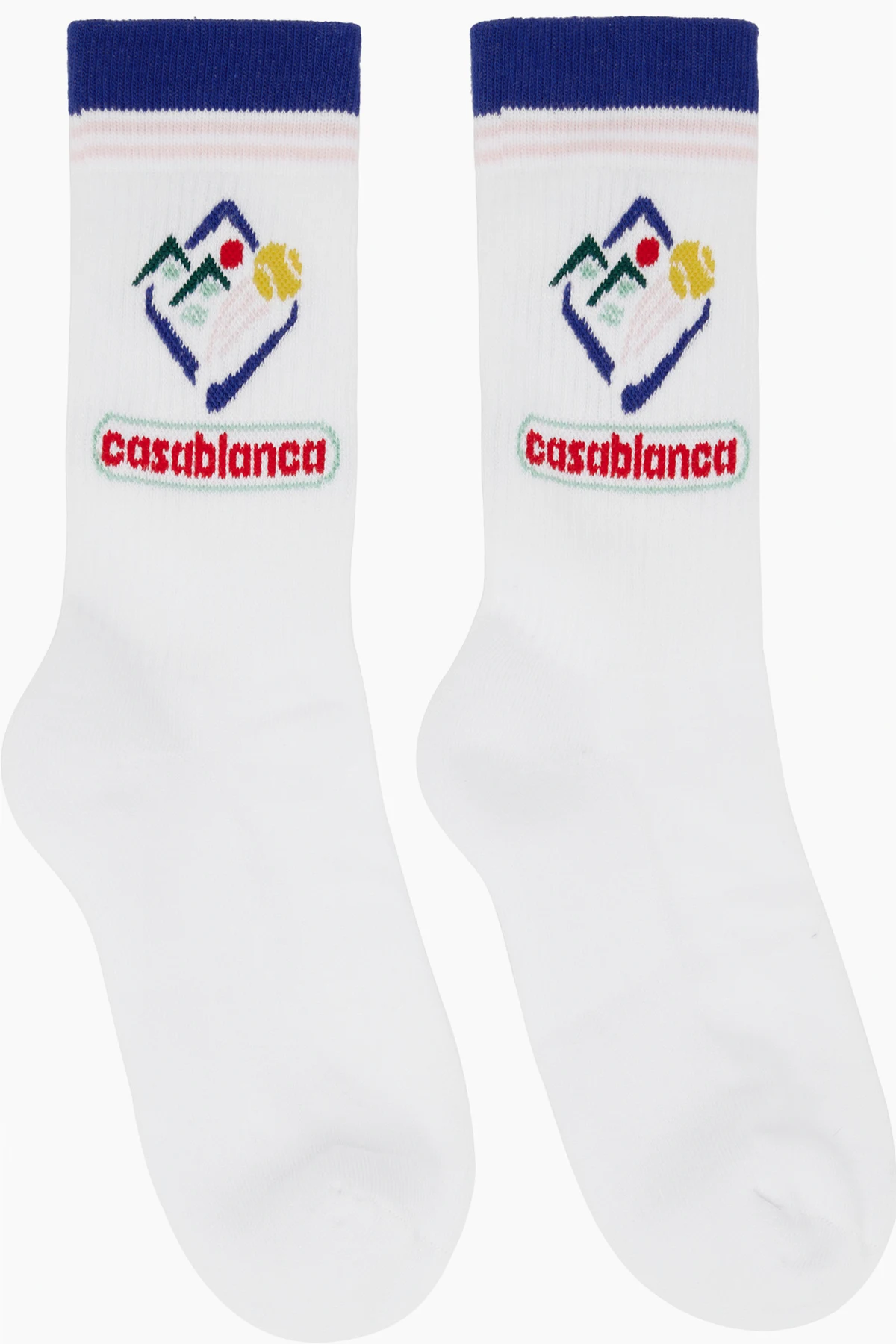White Fuji Icon Socks