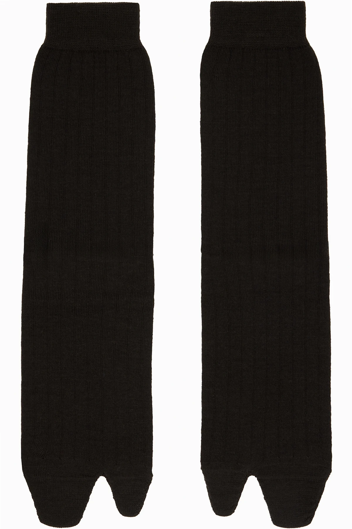 Brown Bootleg Tabi Socks