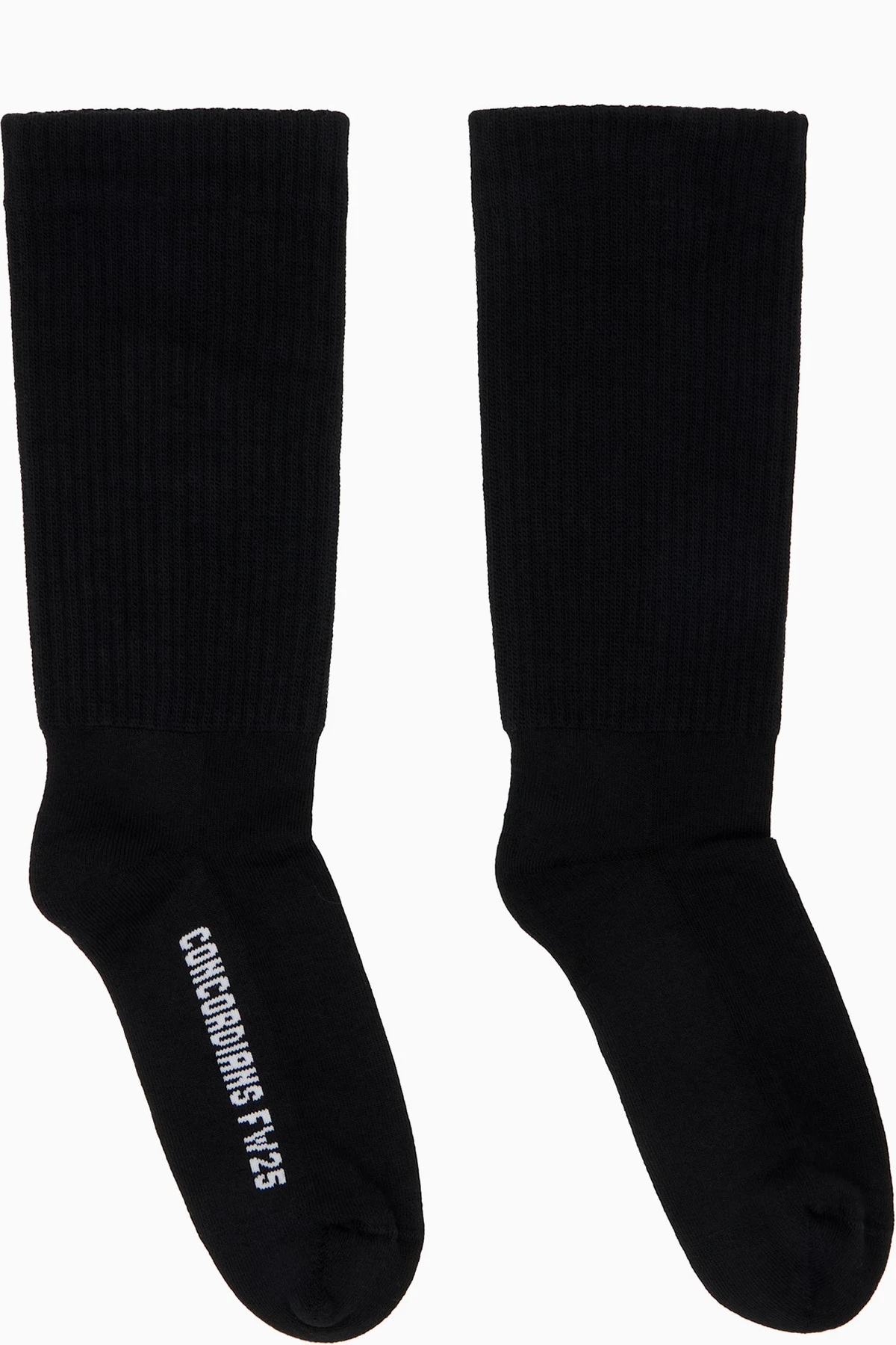 Black Concordians Mid Calf Socks