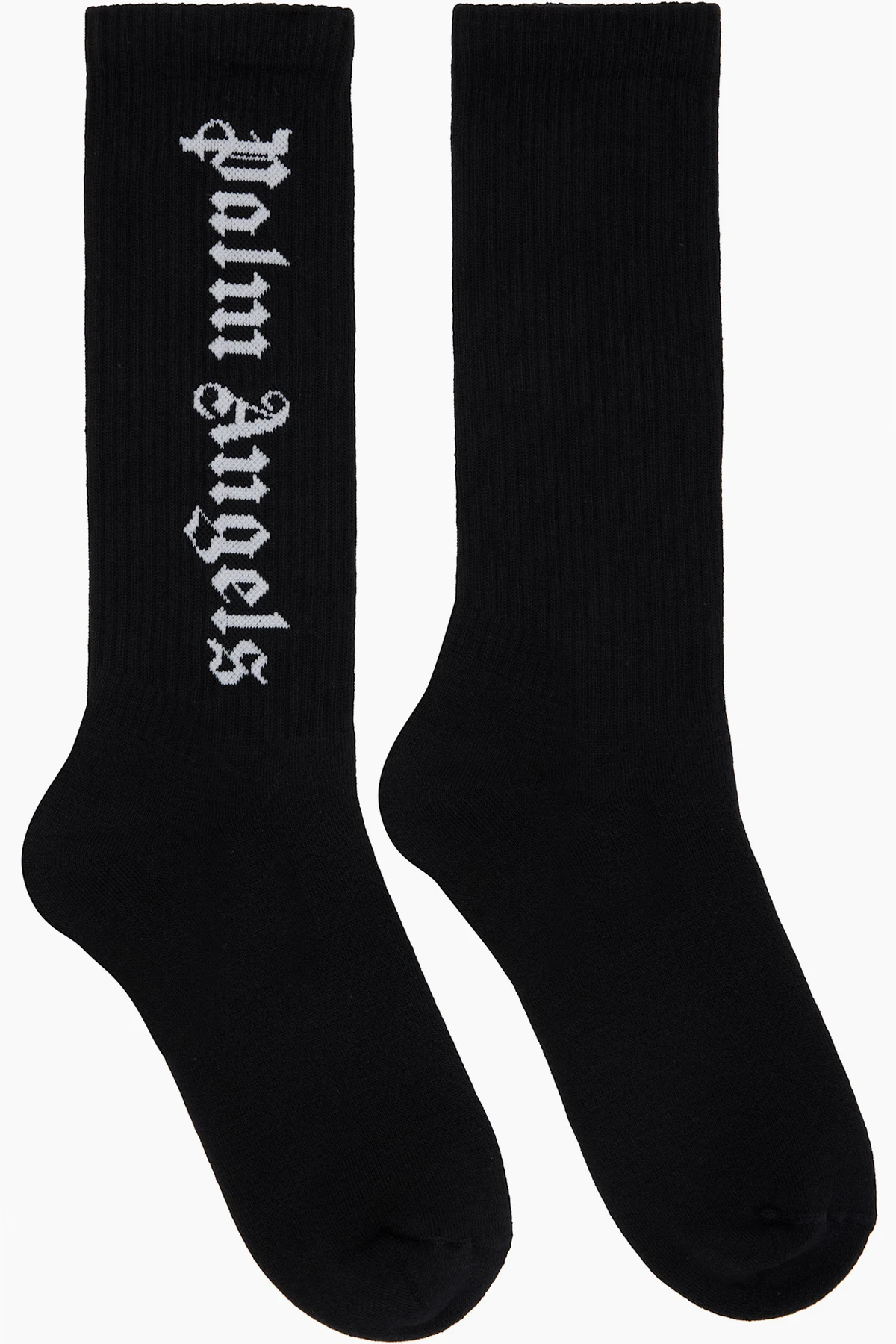 Black Classic Logo Socks