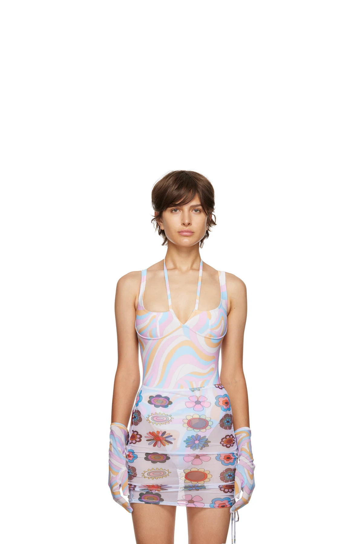 SSENSE Exclusive Desert Rose Gloves