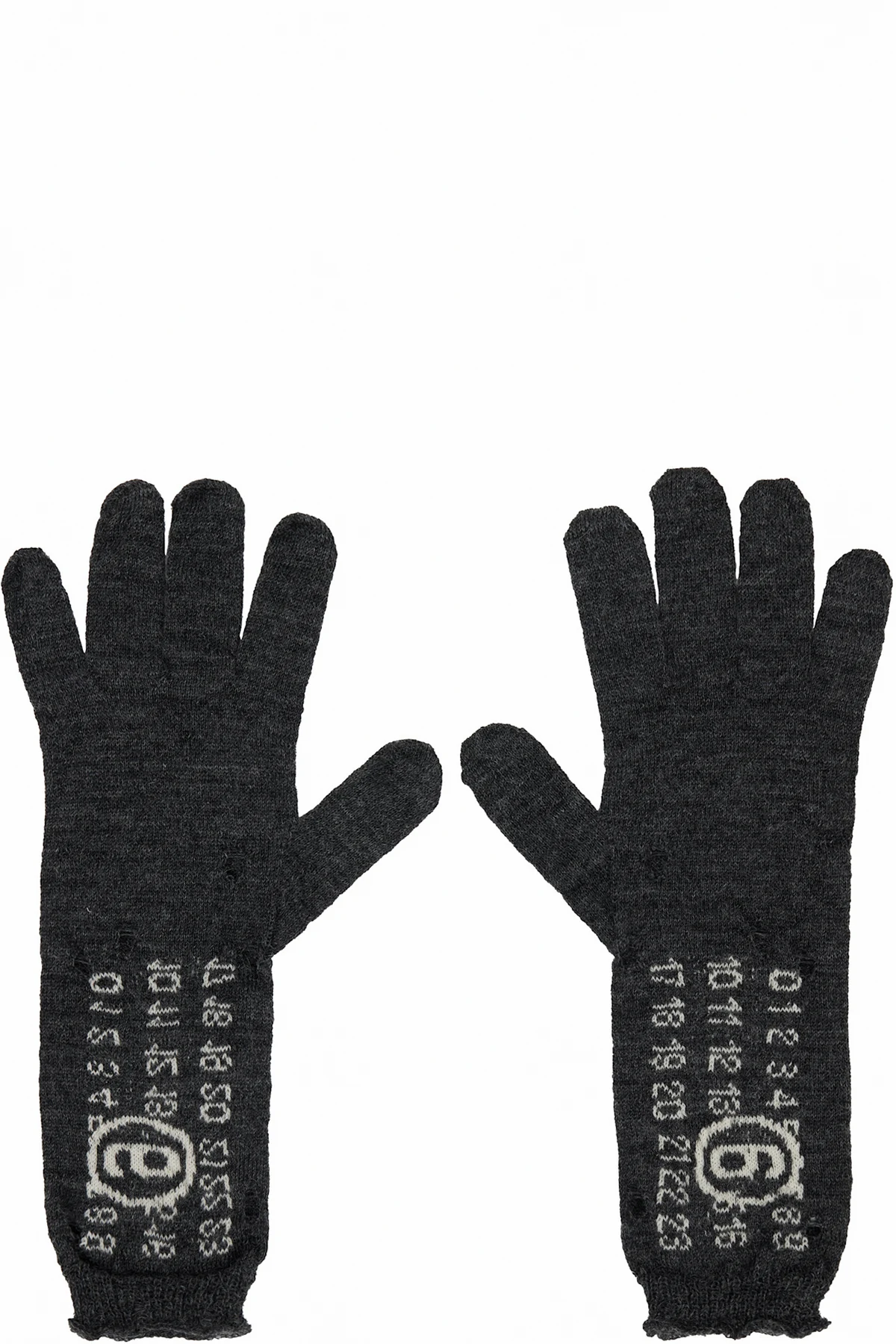 Gray Wool Gloves