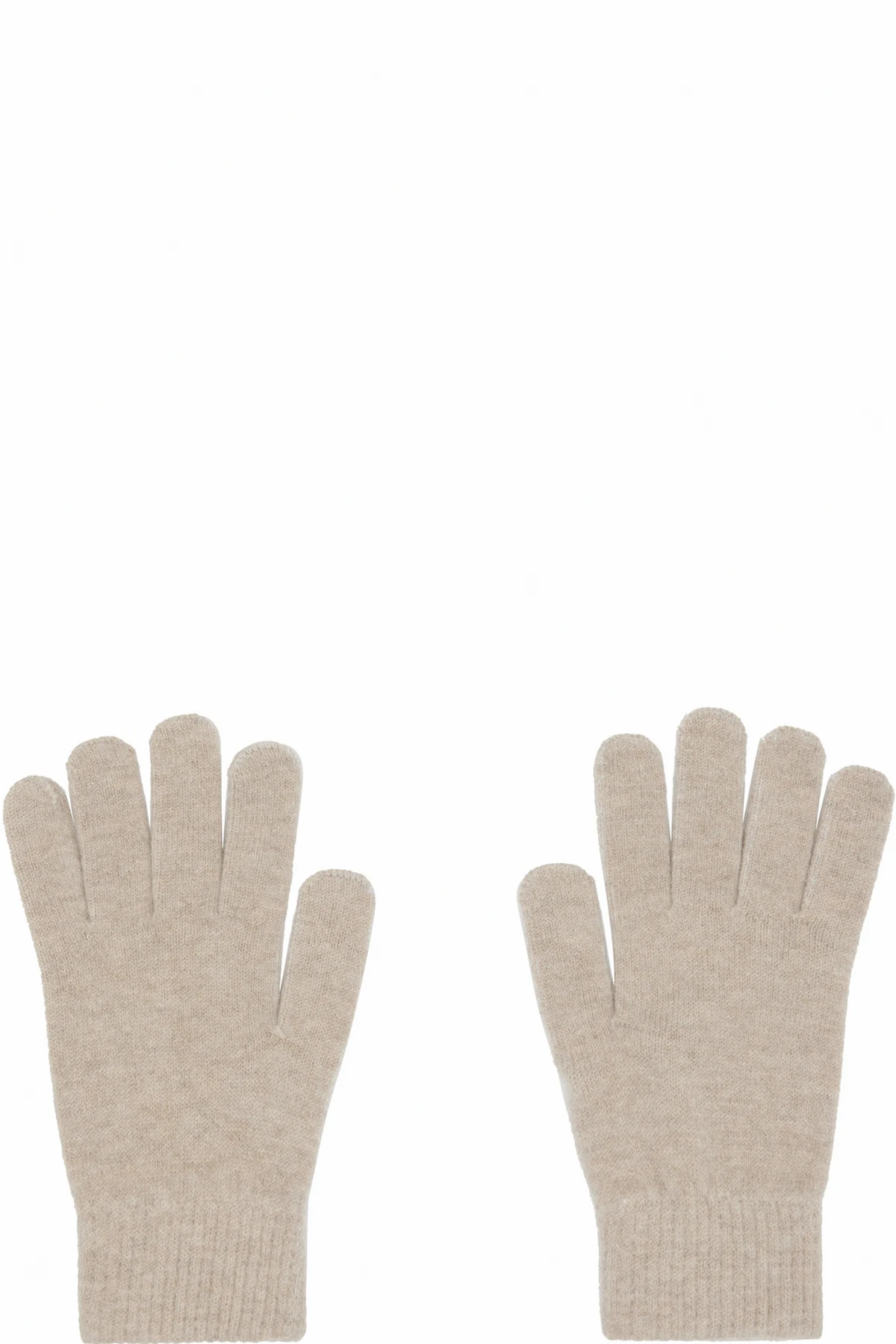 Beige Cashmere Gloves