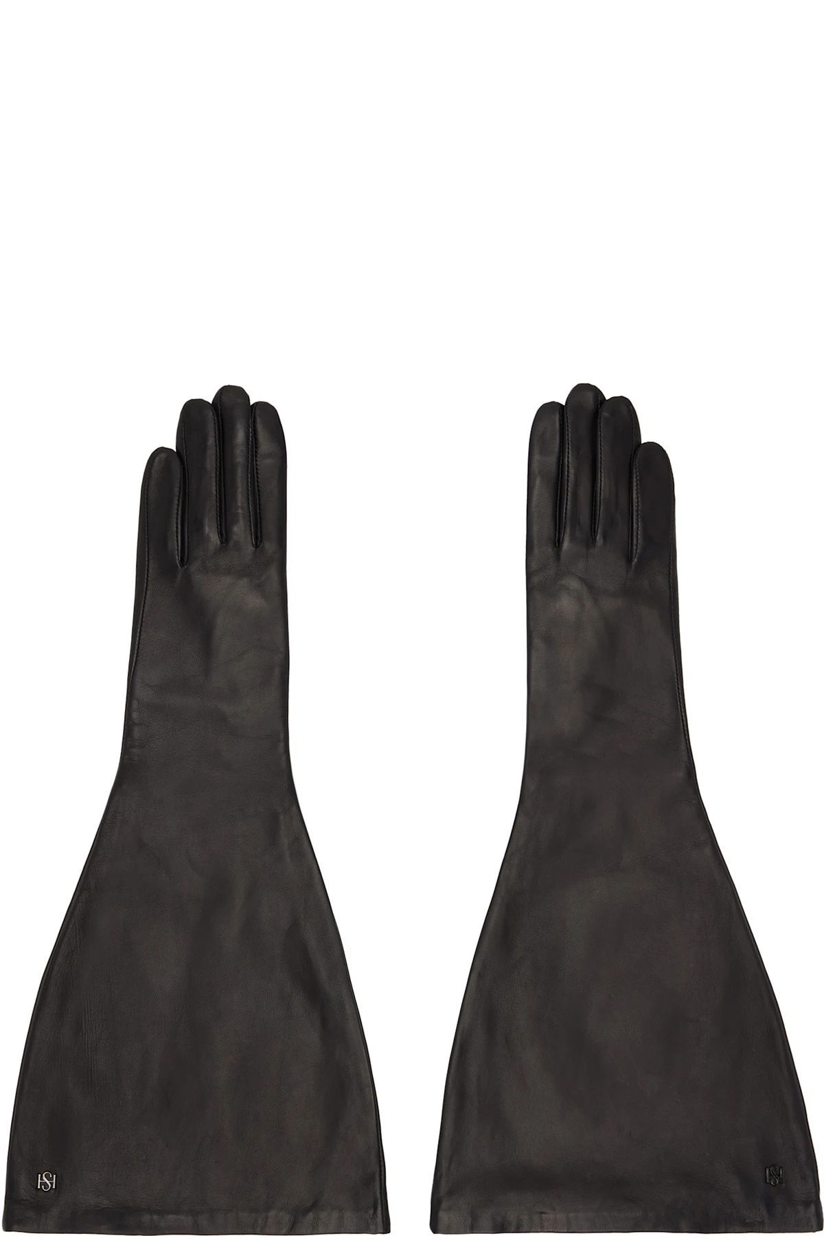 Black Essentials Wide Gloves
