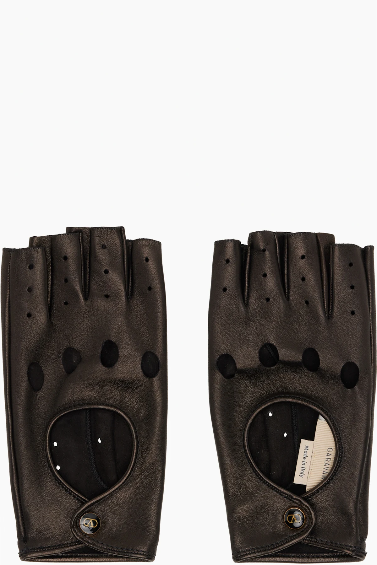 Black Biker Gloves
