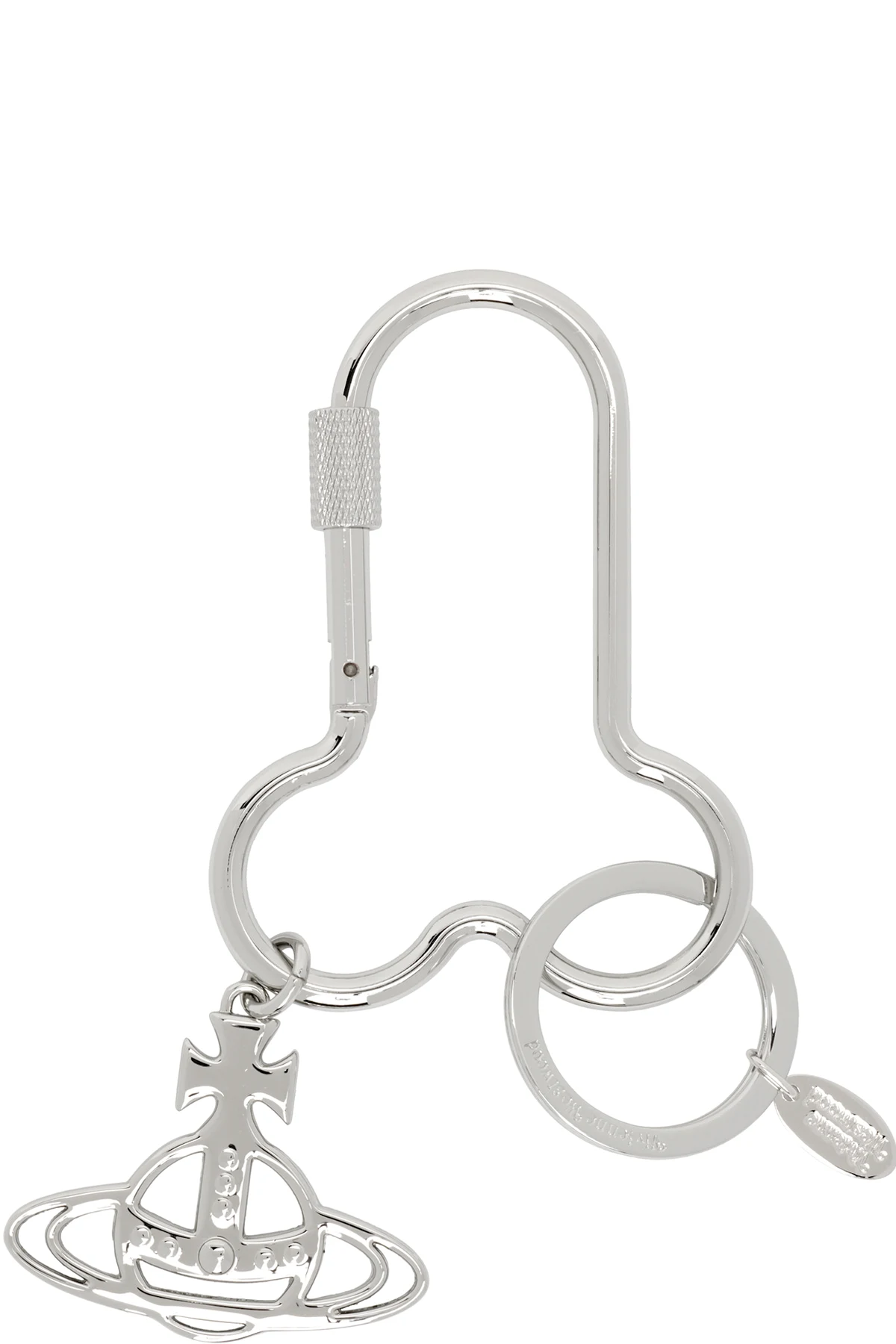 Silver Penis Carabiner Keychain