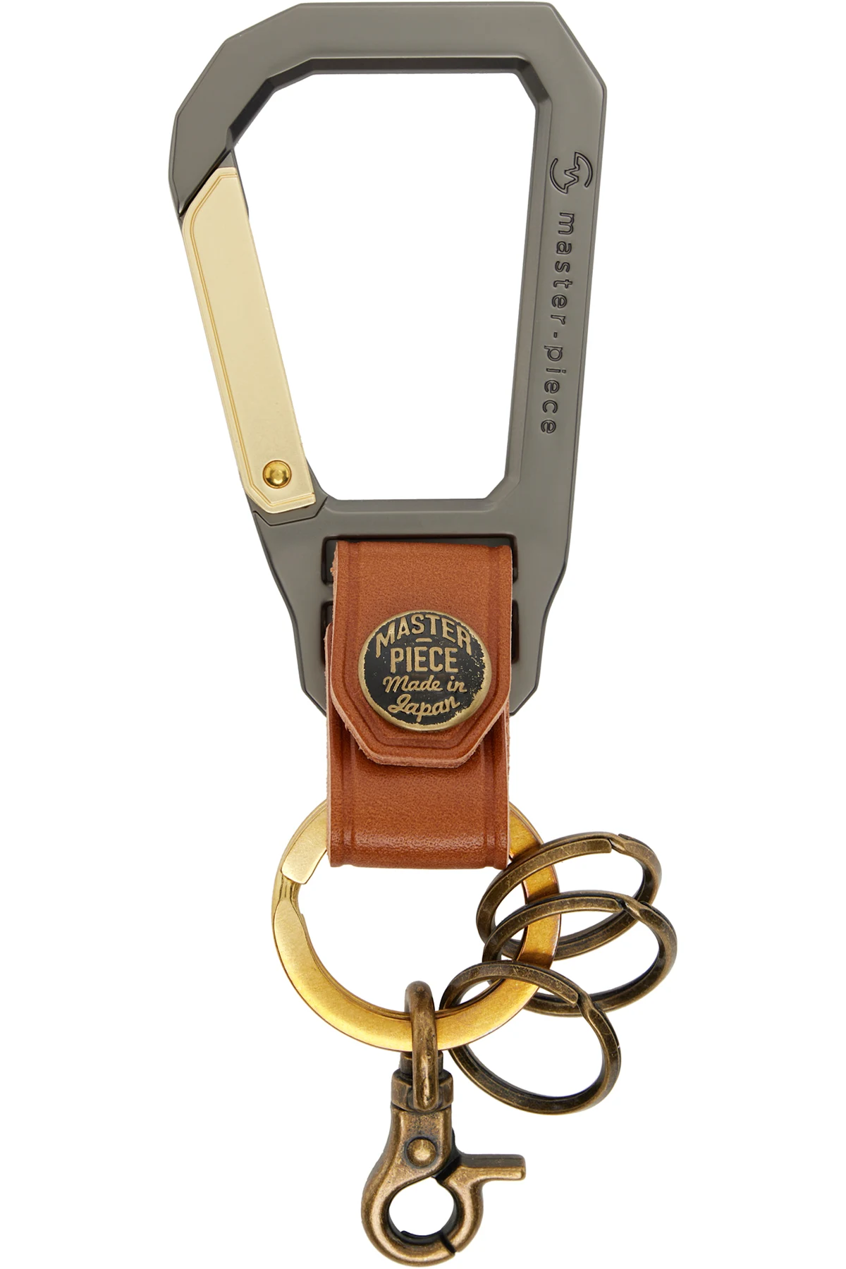 Tan Carabiner Keychain