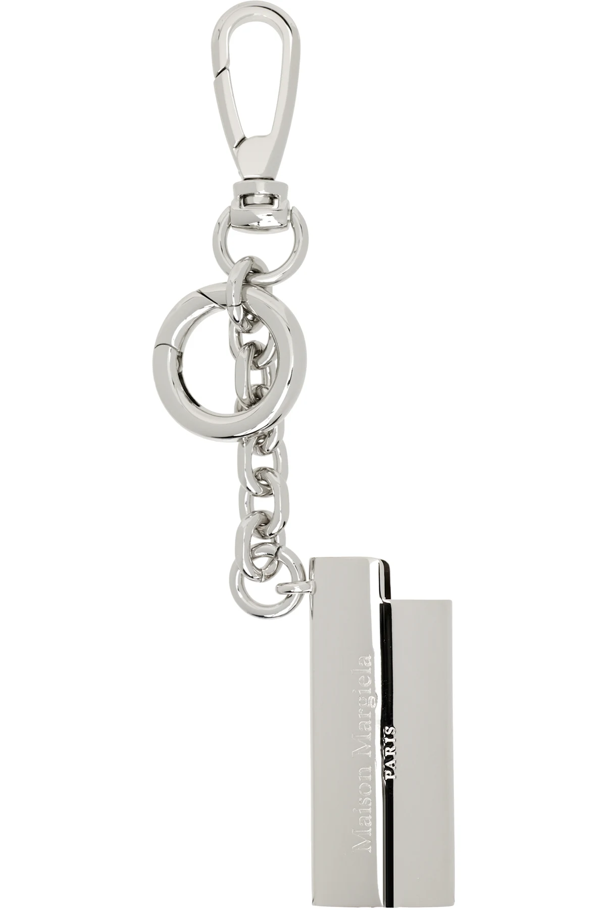Metal Lighter Case Charm Keychain