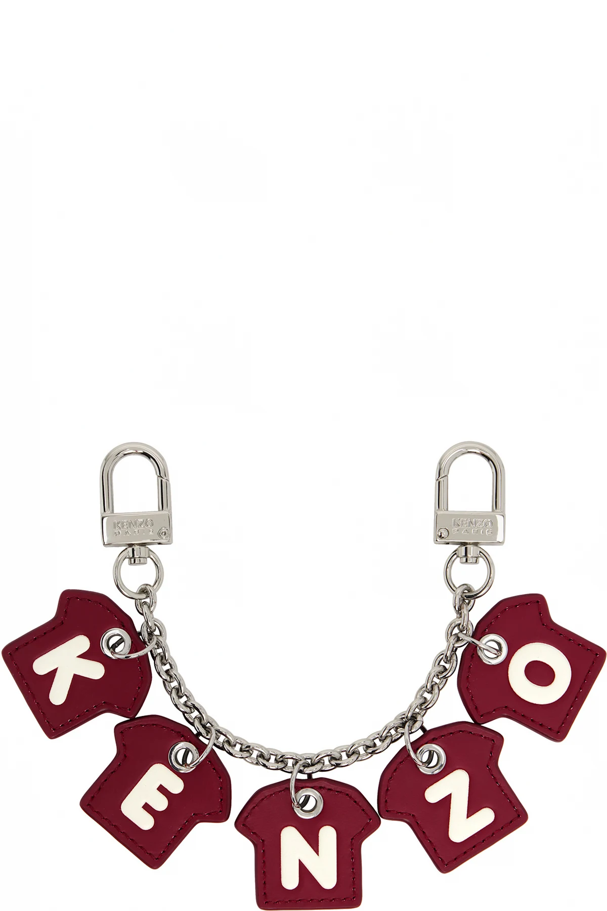 Burgundy Kenzo Paris Kenzo Chain Charm Keychain