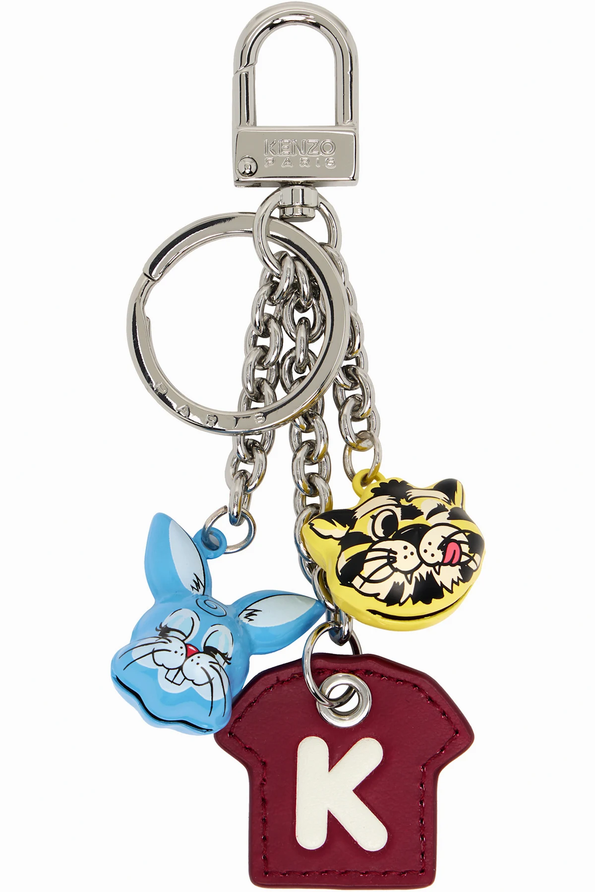 Multicolor Kenzo Paris 'KENZO Cartoon' Multi Charm Keychain