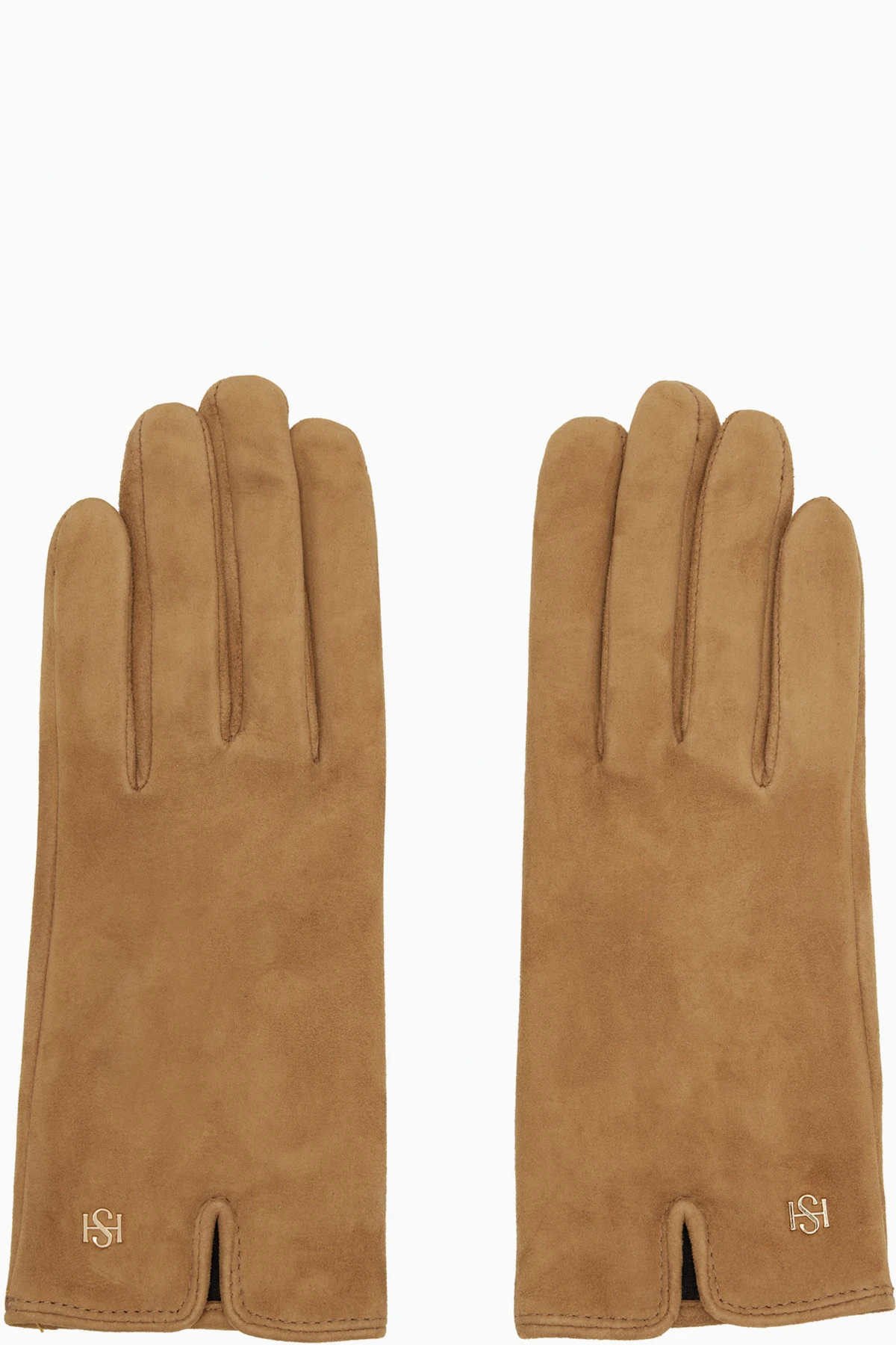 Tan Essentials Suede Gloves
