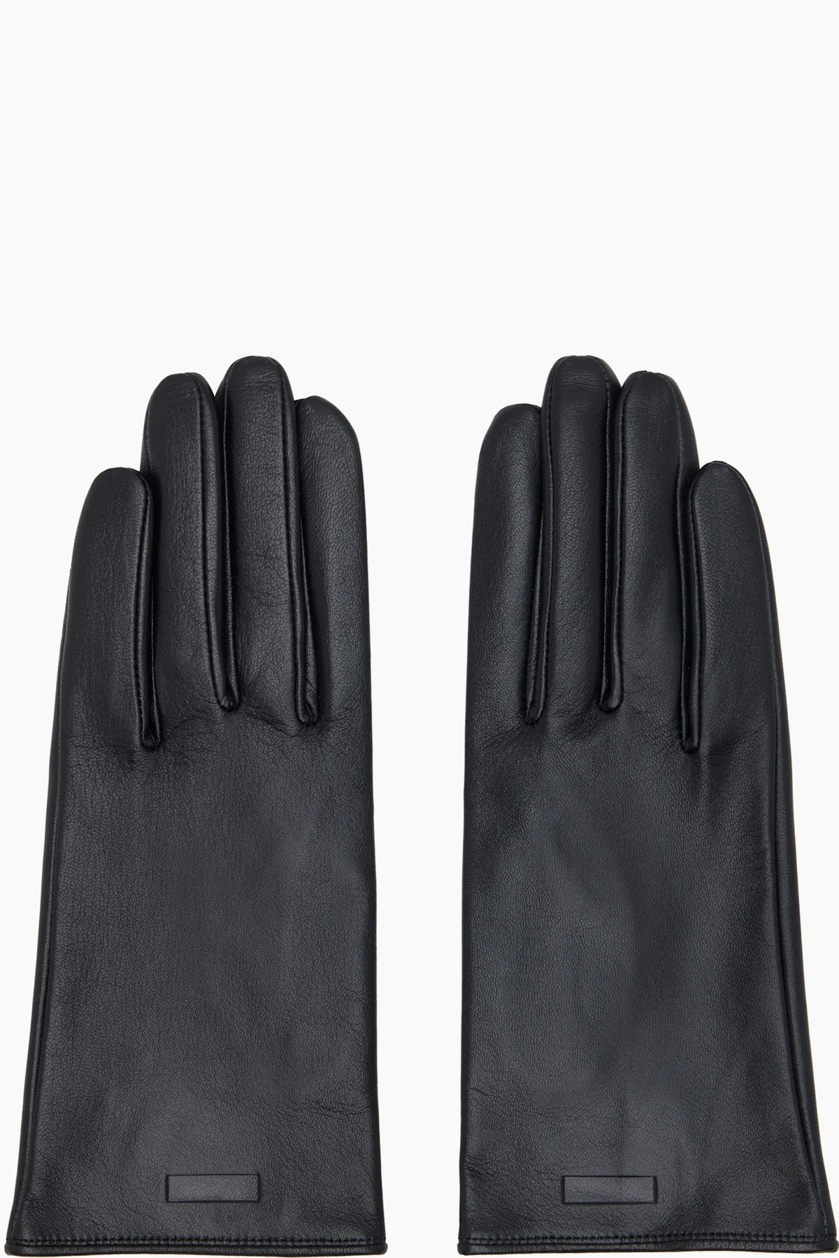Black Leather Gloves