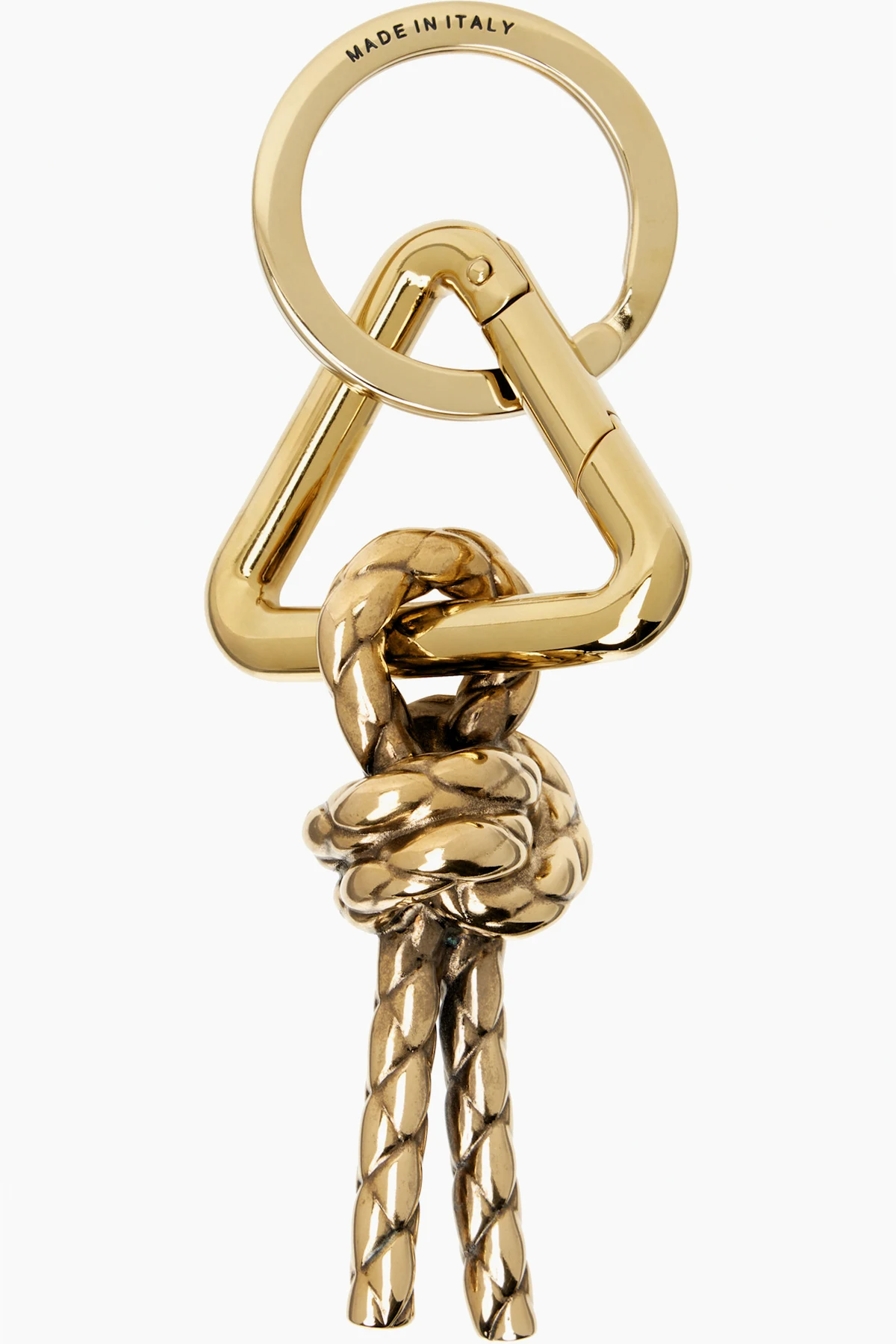 Gold Metal Knot Keychain