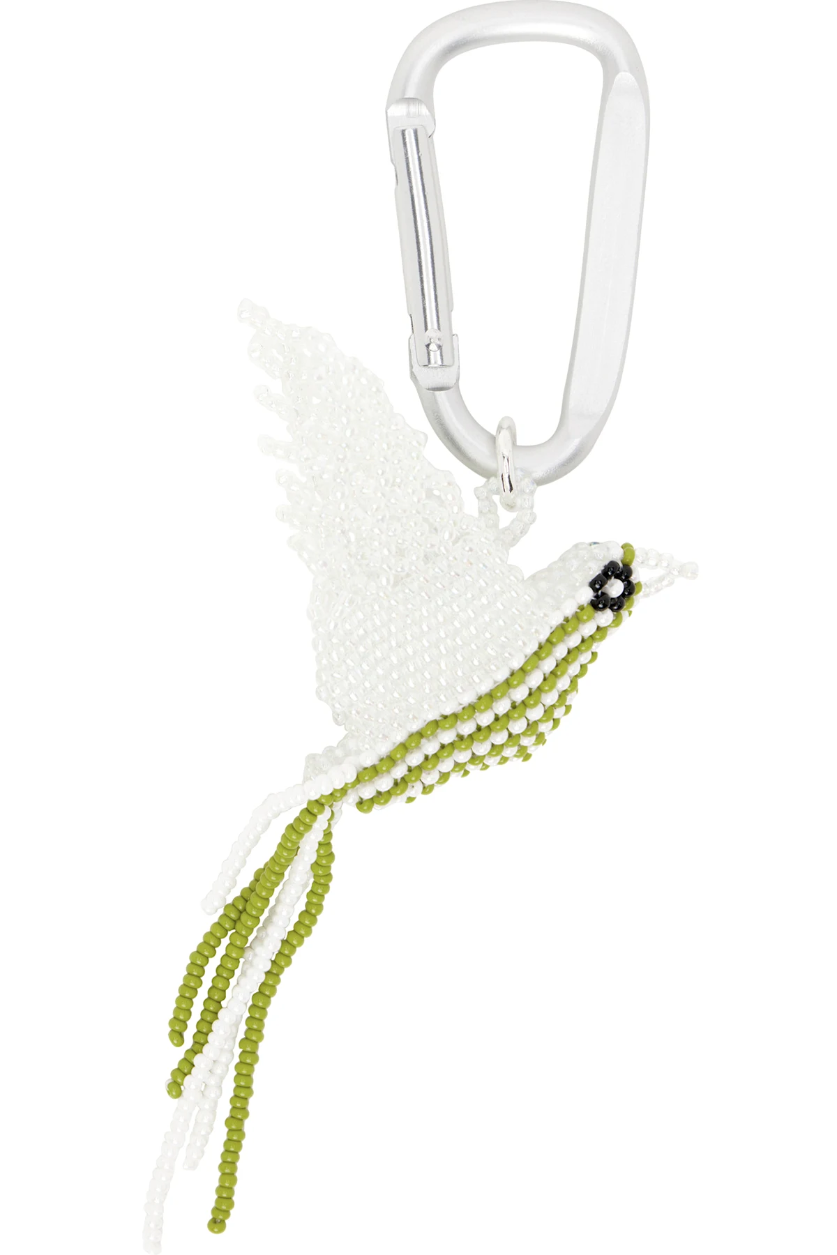 Silver Pajaro Carabiner Keychain