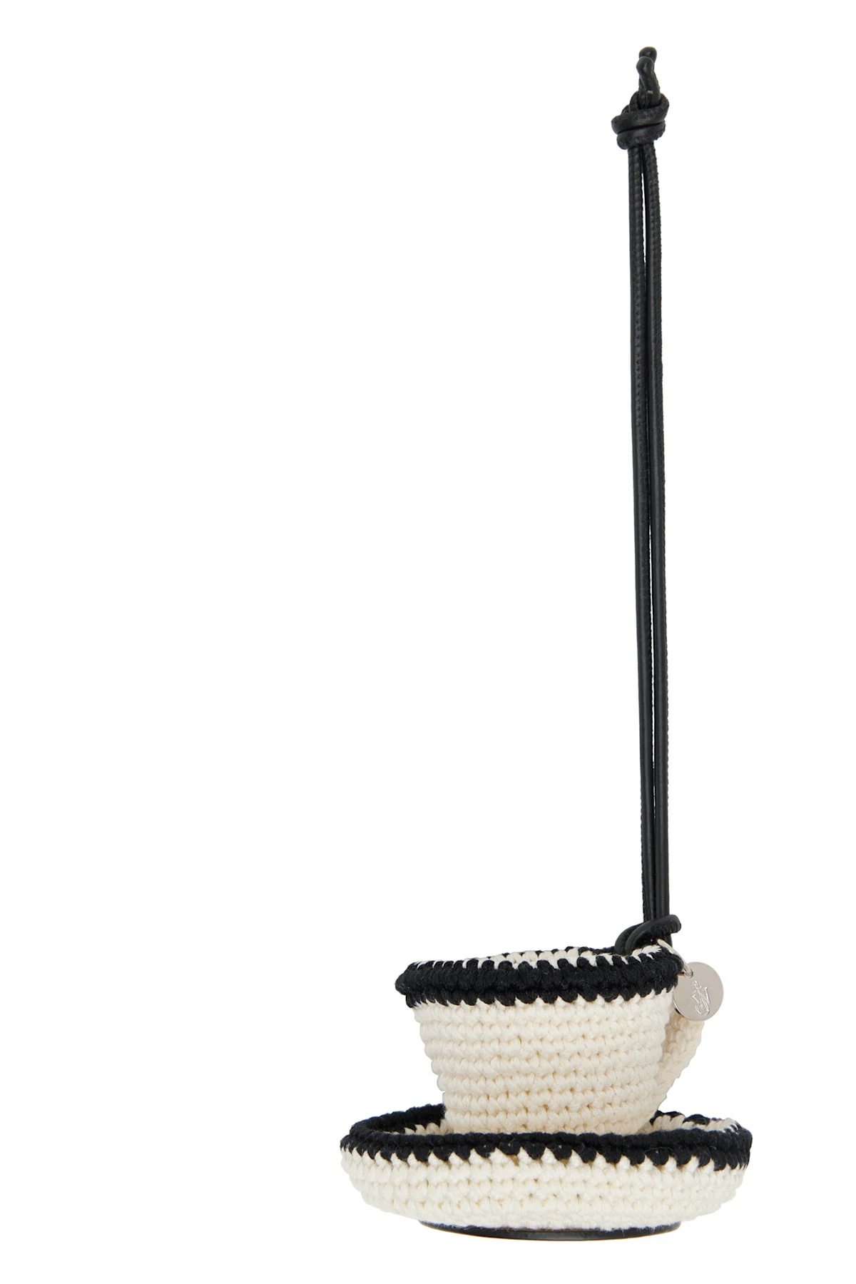 Off-White Teacup Charm Keychain