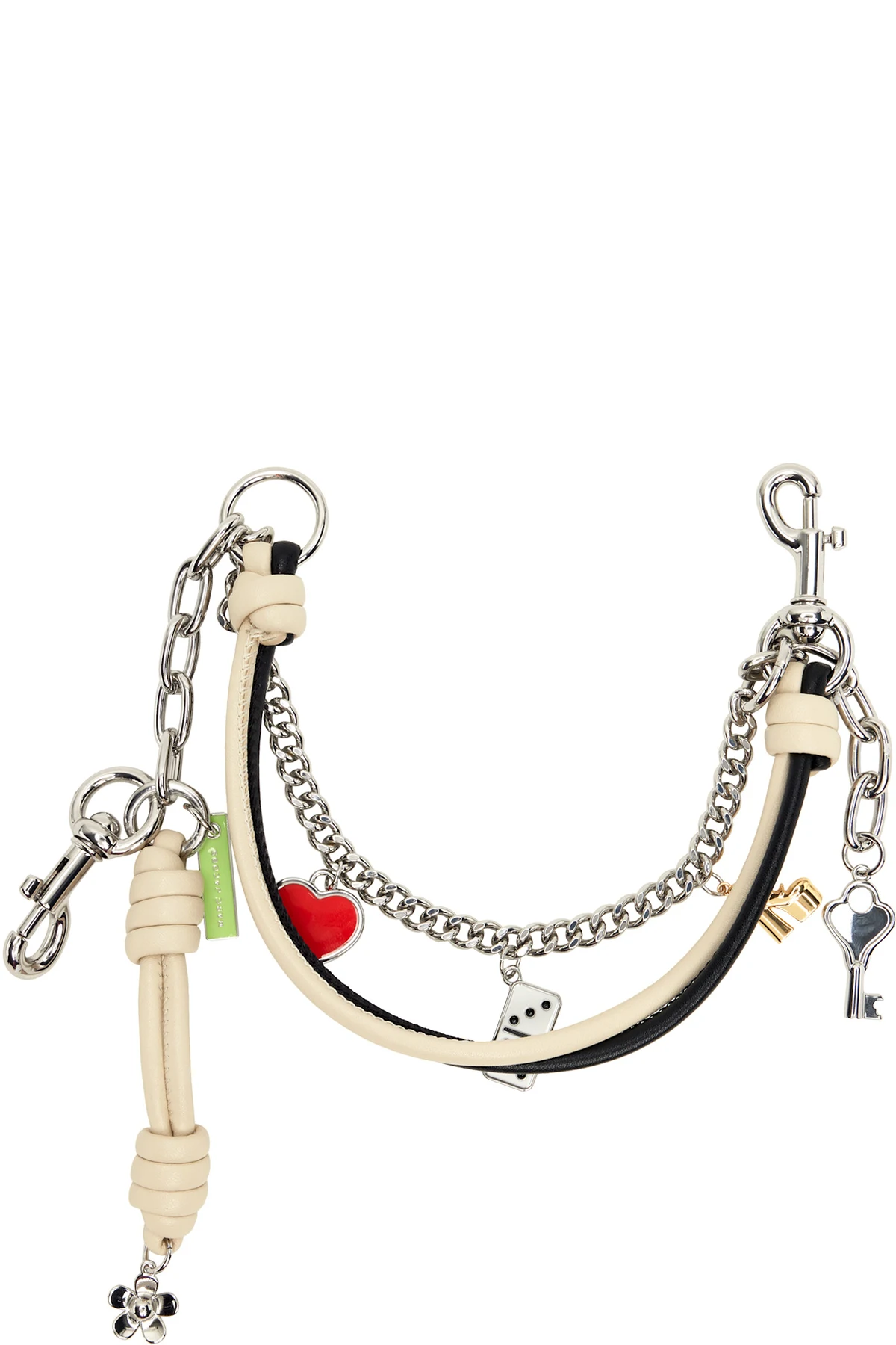 Black & Off White 'The Mini Icon Chain' Bag Charm Chain