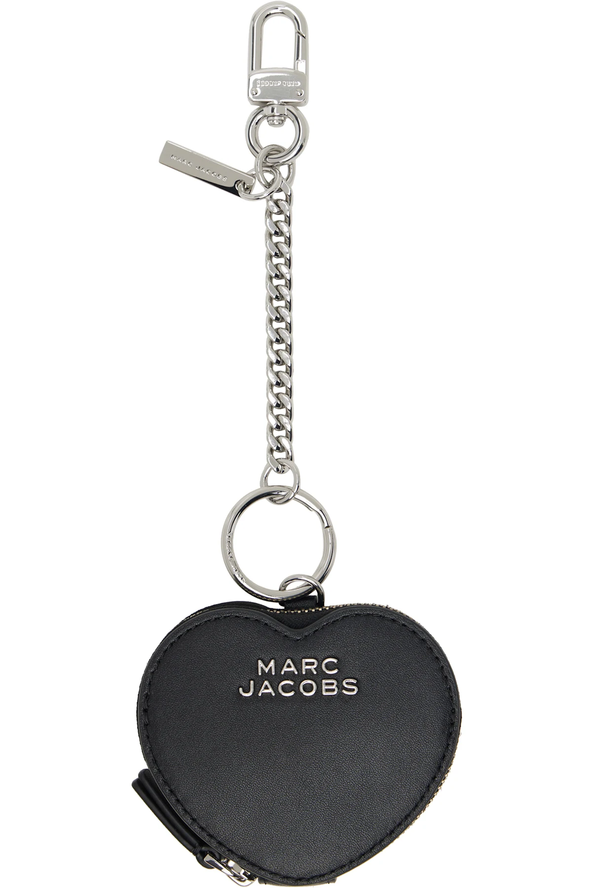 Black 'The Heart Pouch' Bag Charm