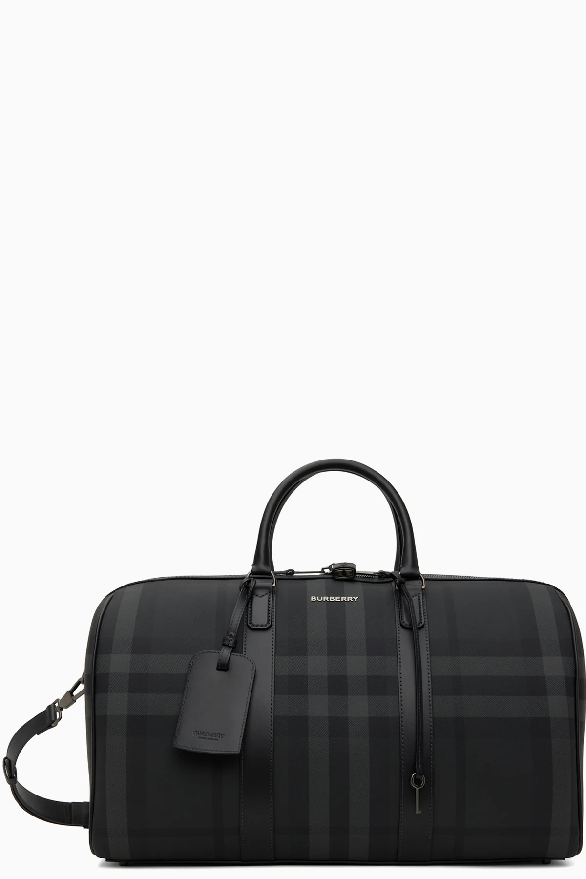 Gray Boston Holdall Duffle Bag