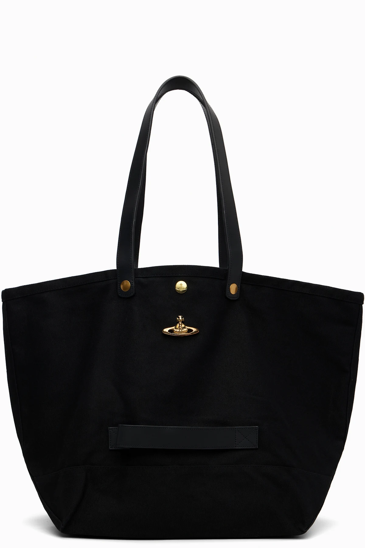 Black Utility Shopper Tote
