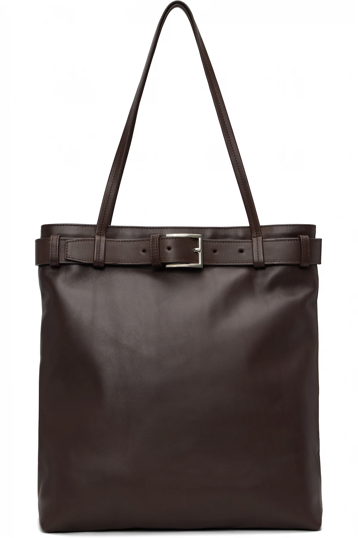 Brown Belt Detail Tote