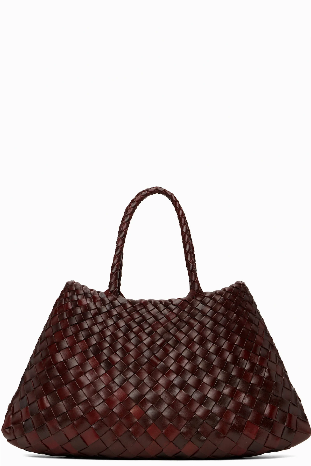 Burgundy Santa Croce Small Tote