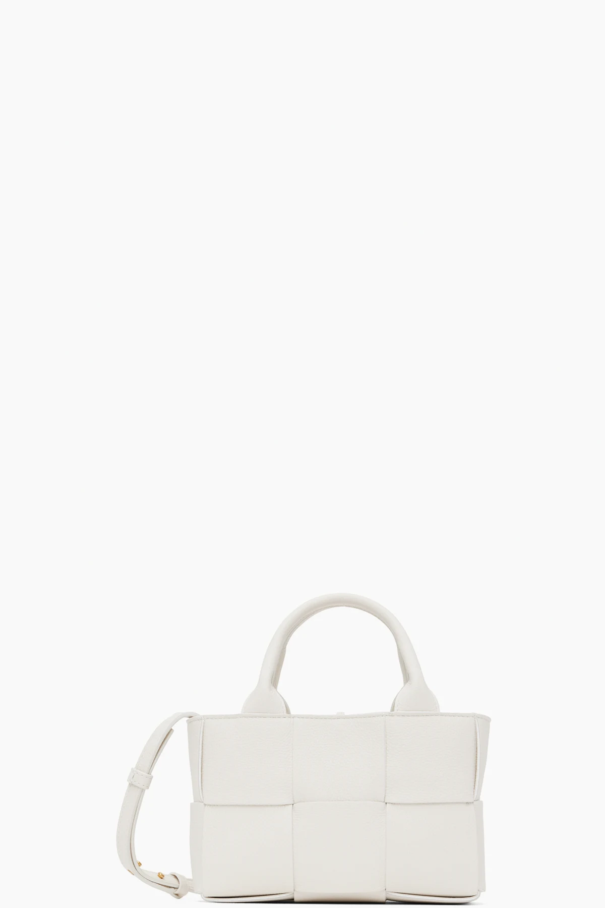 White Mini Arco Tote