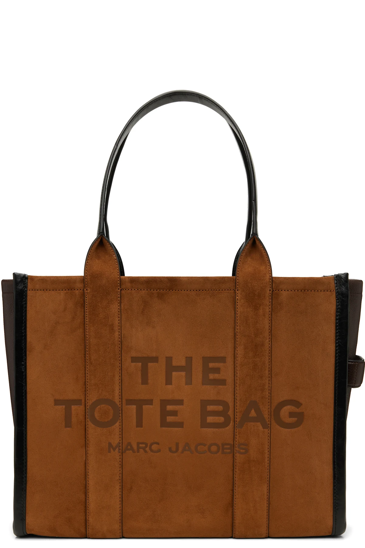 Tan & Brown 'The Suede Large' Tote