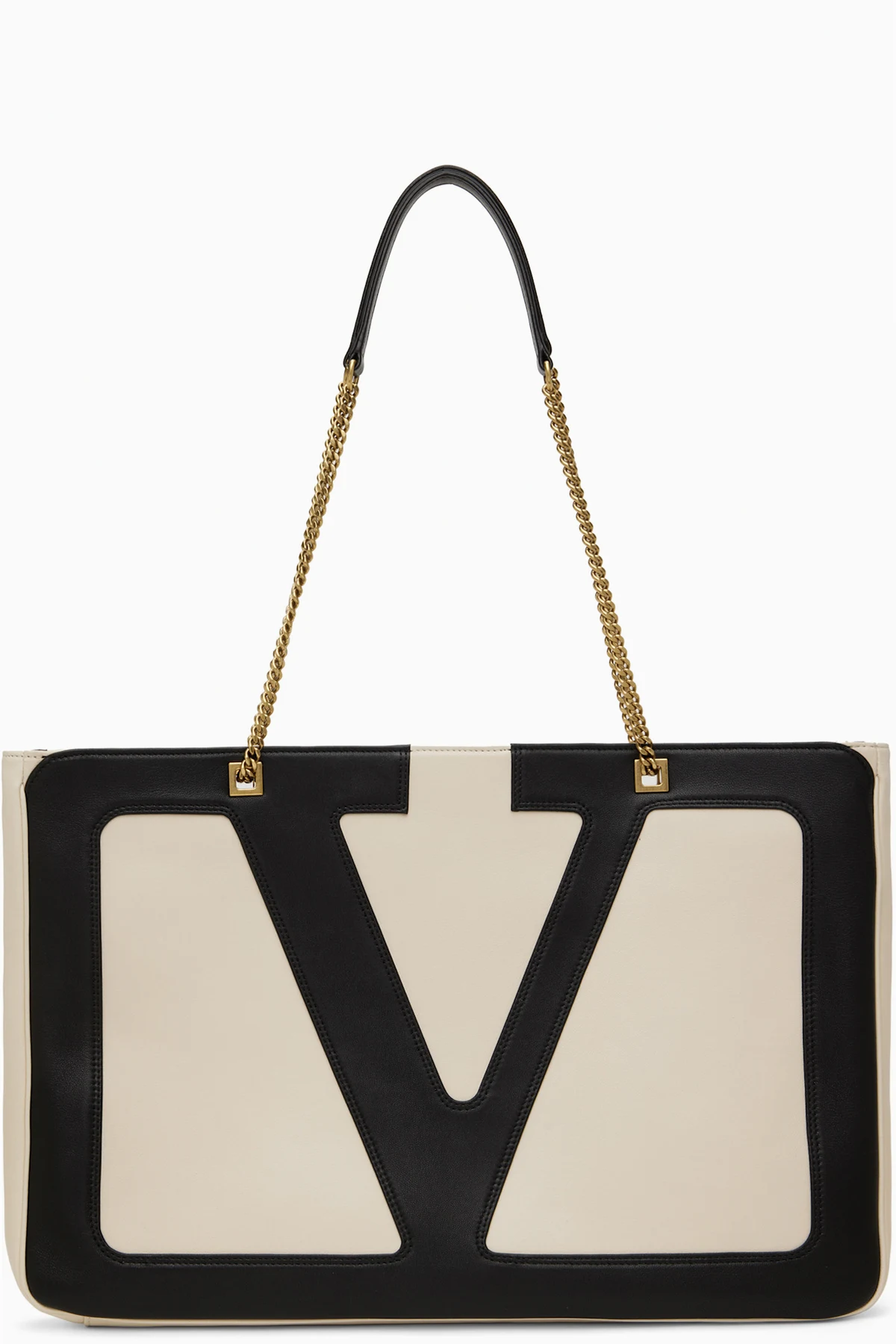 Off-White & Black Viva Superstar Nappa Leather Tote