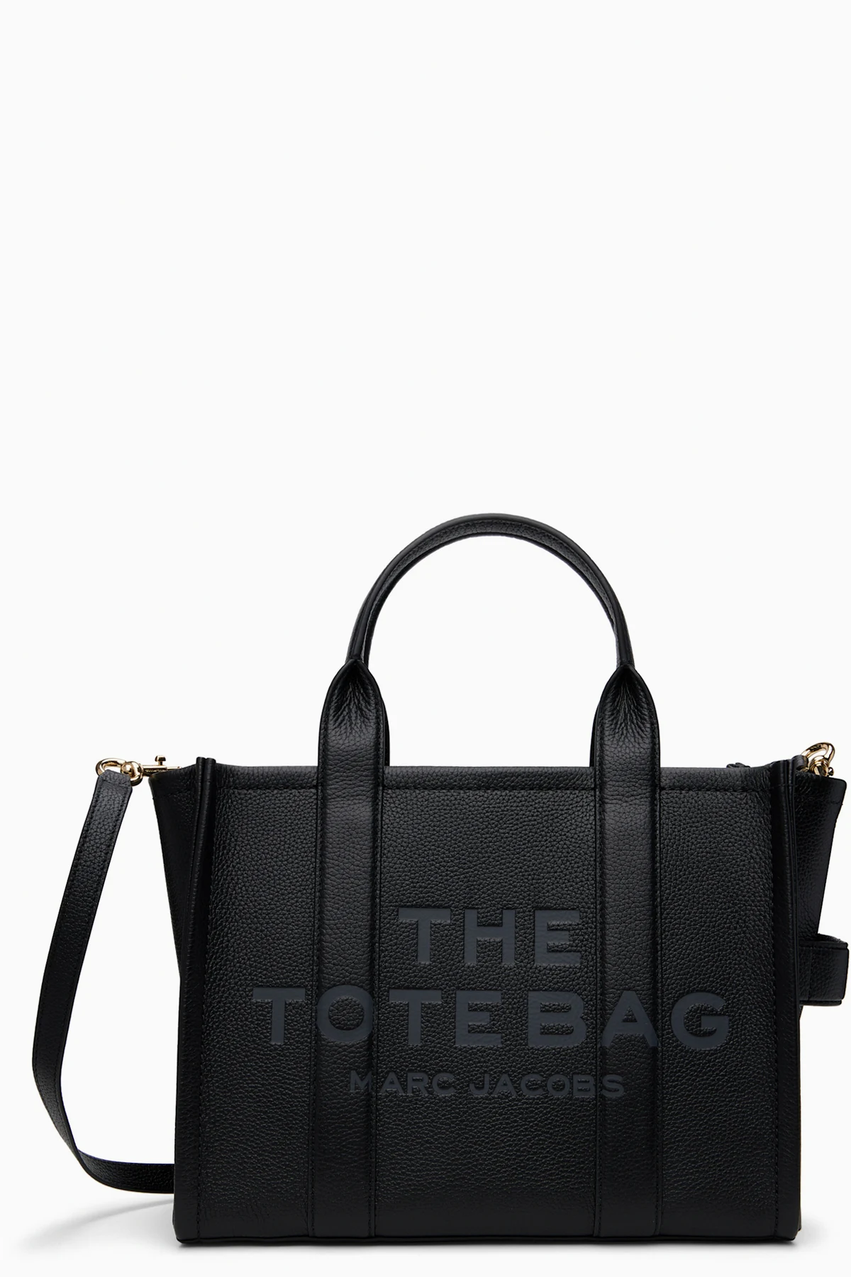 Black 'The Leather Medium' Tote
