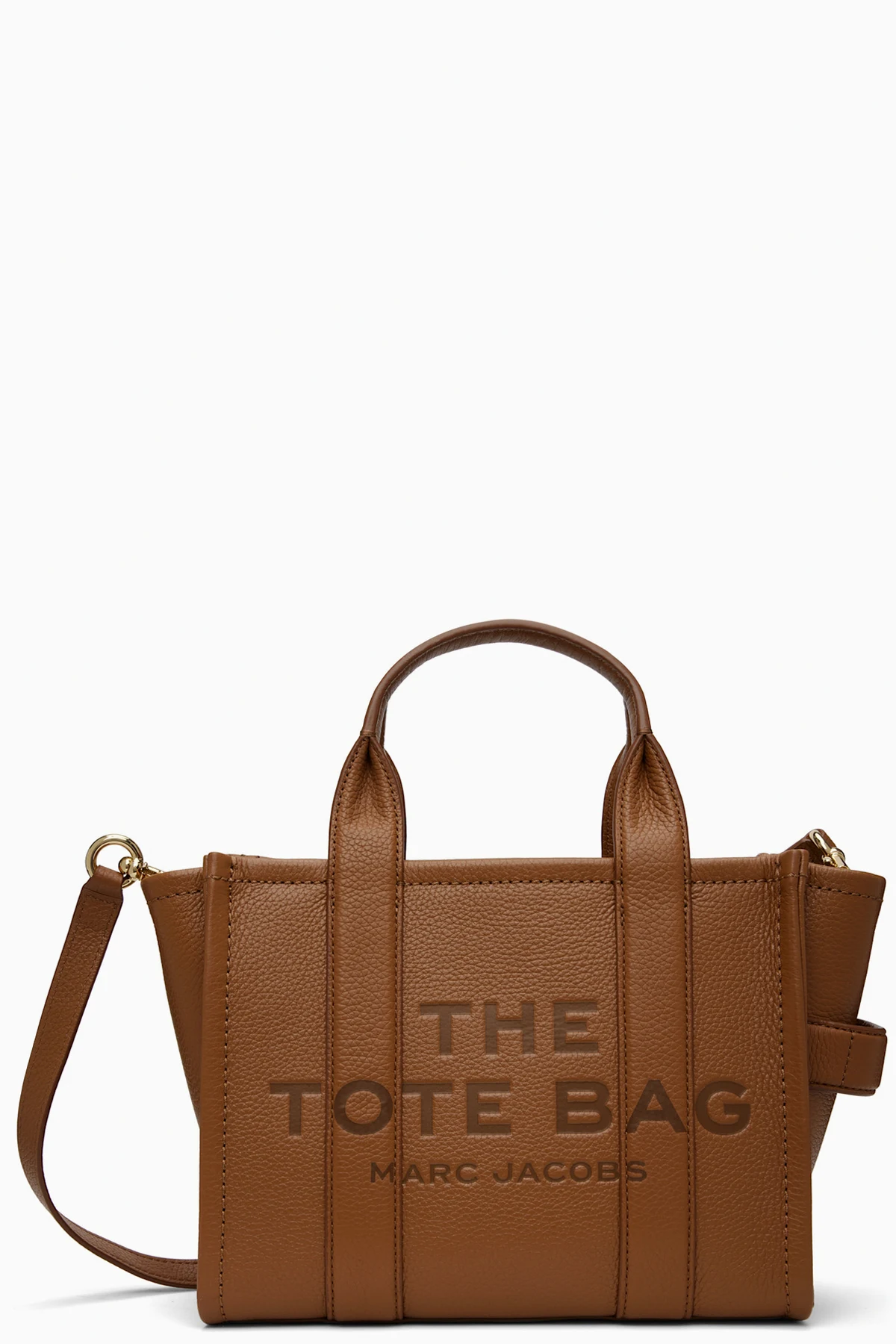 Brown 'The Leather Small' Tote