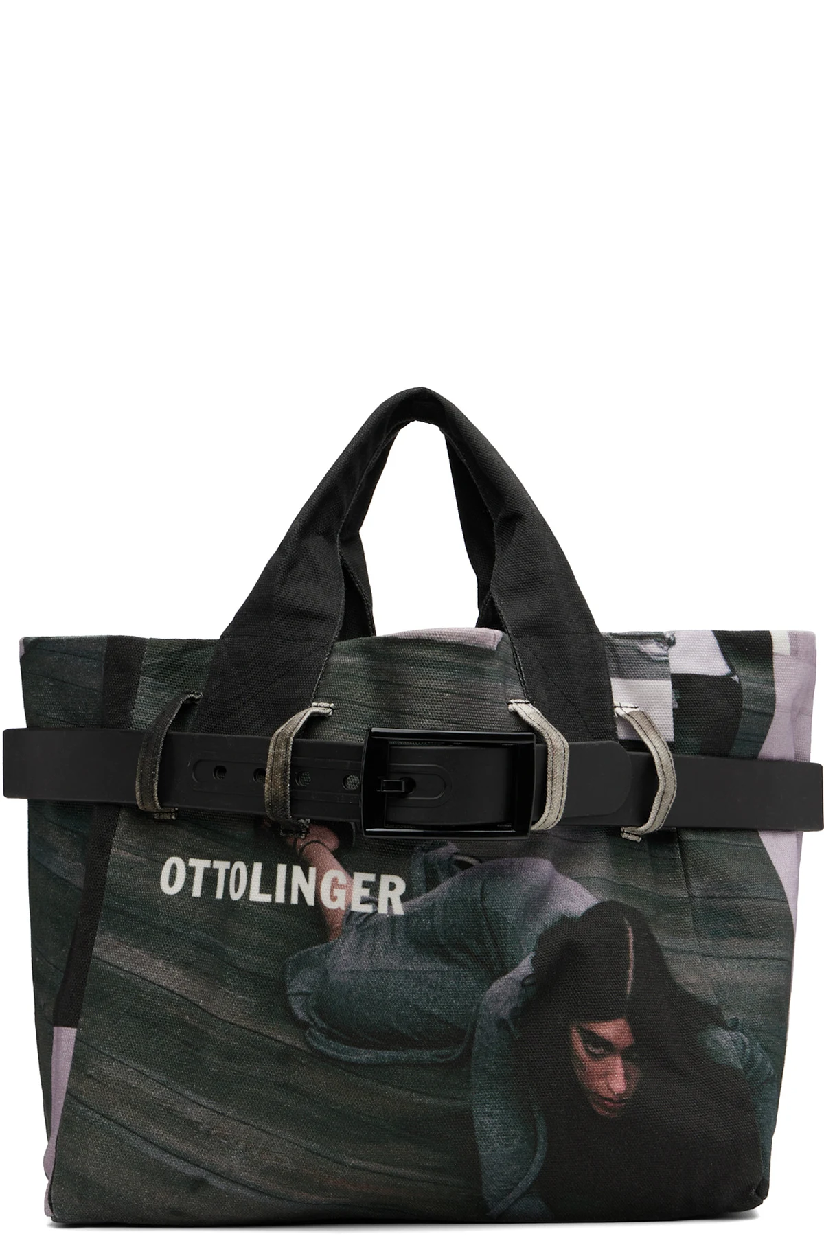 Multicolor Maxi Belted Tote