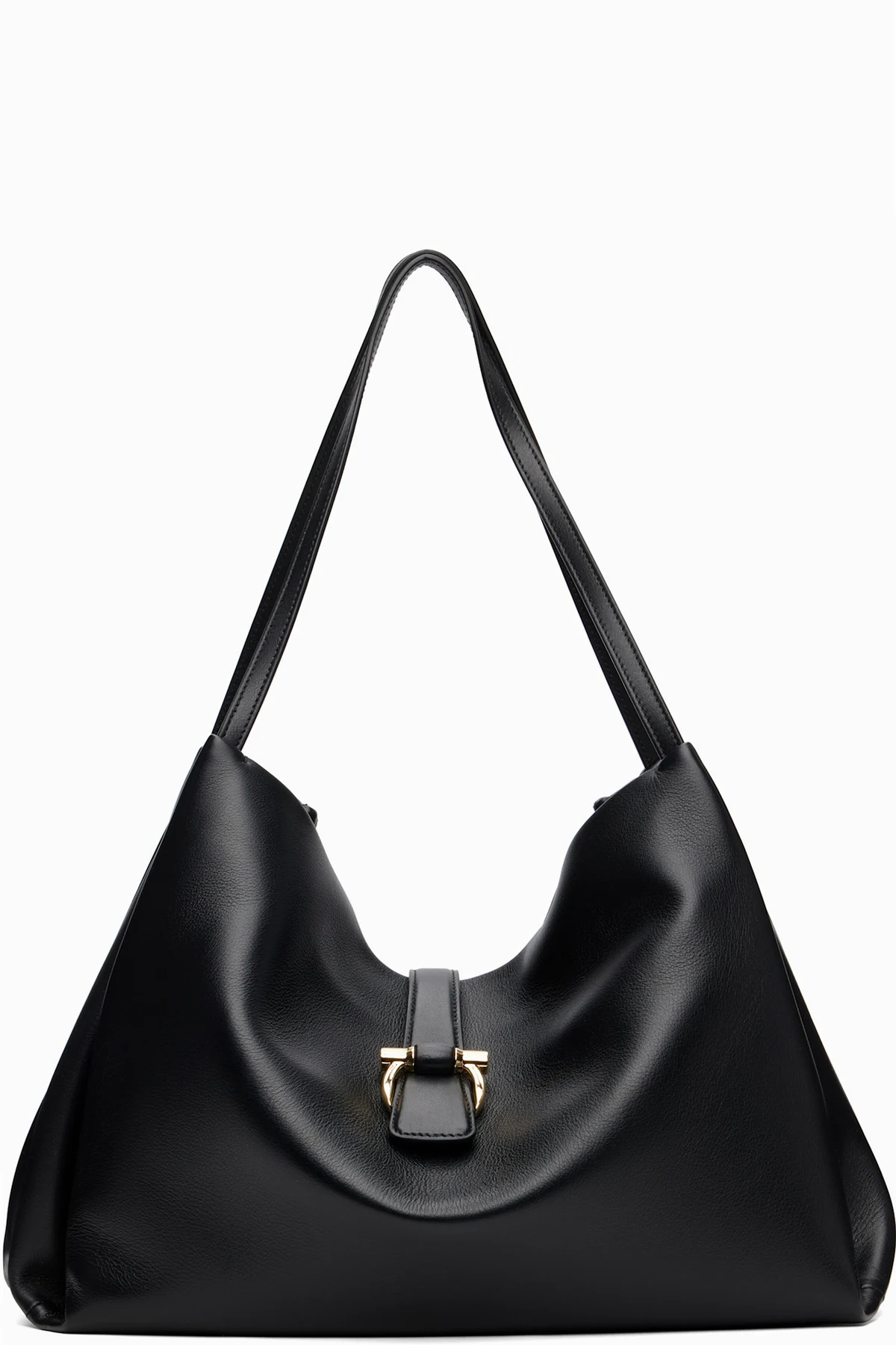 Black XL Calfskin Tote