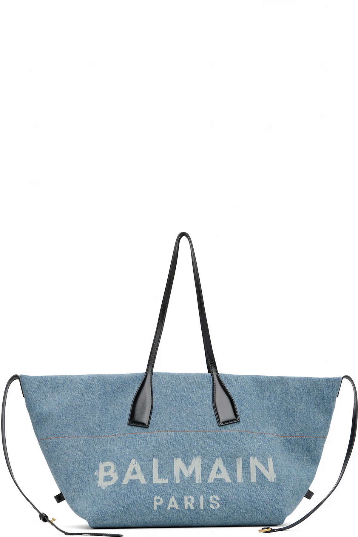 Blue Track Denim Tote