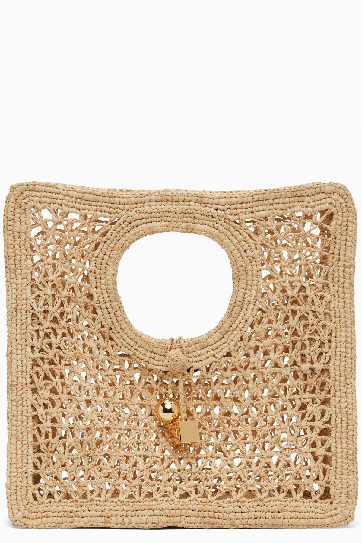 Beige La Croisière 'The Spiaggia small square' Tote