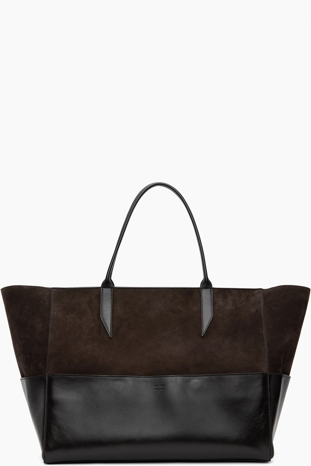Brown & Black Incognito Large Cabas Tote
