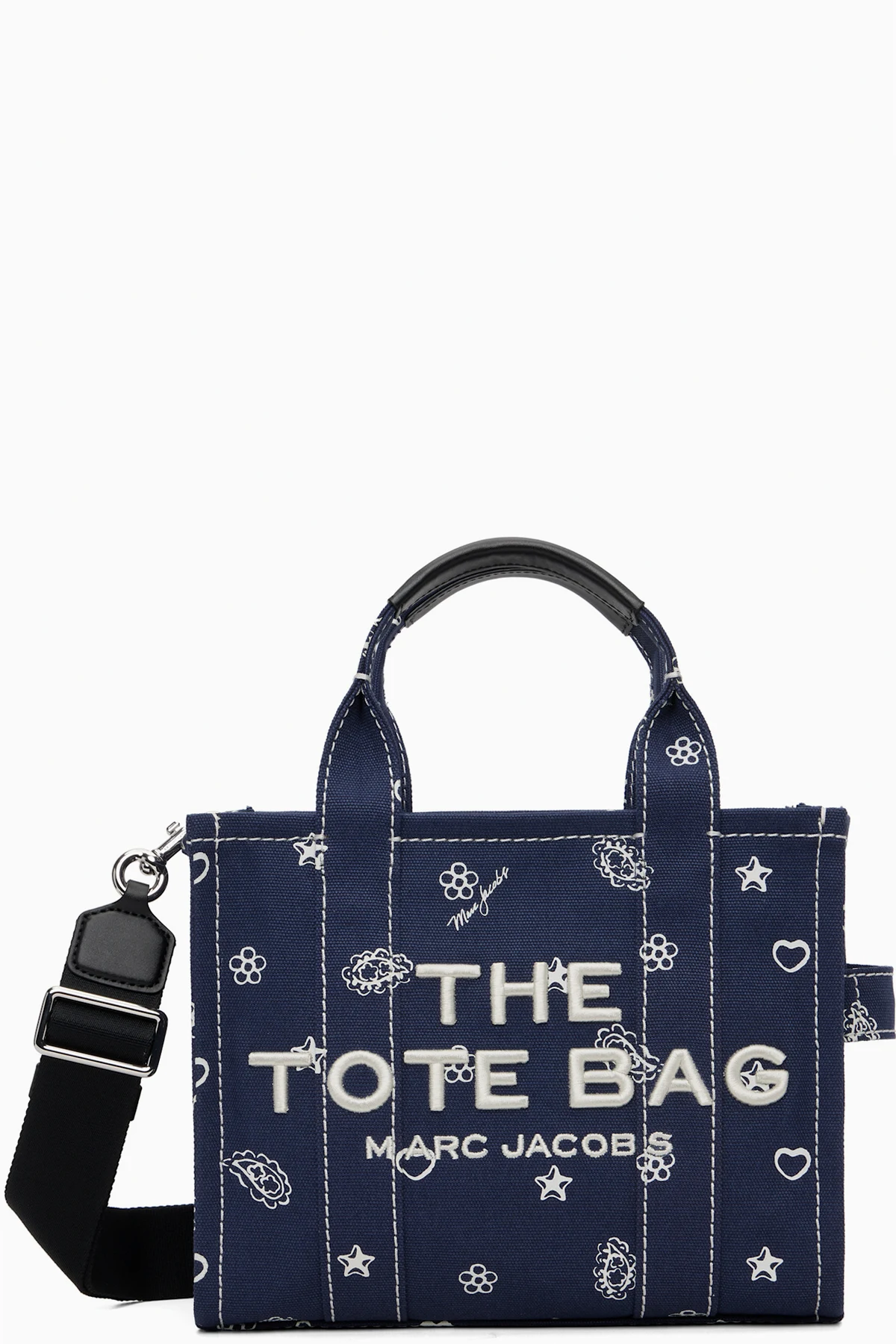 Navy 'The Bandana Canvas Small' Tote