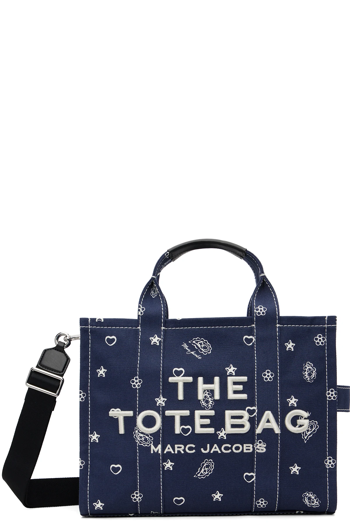 Navy 'The Bandana Canvas Medium' Tote