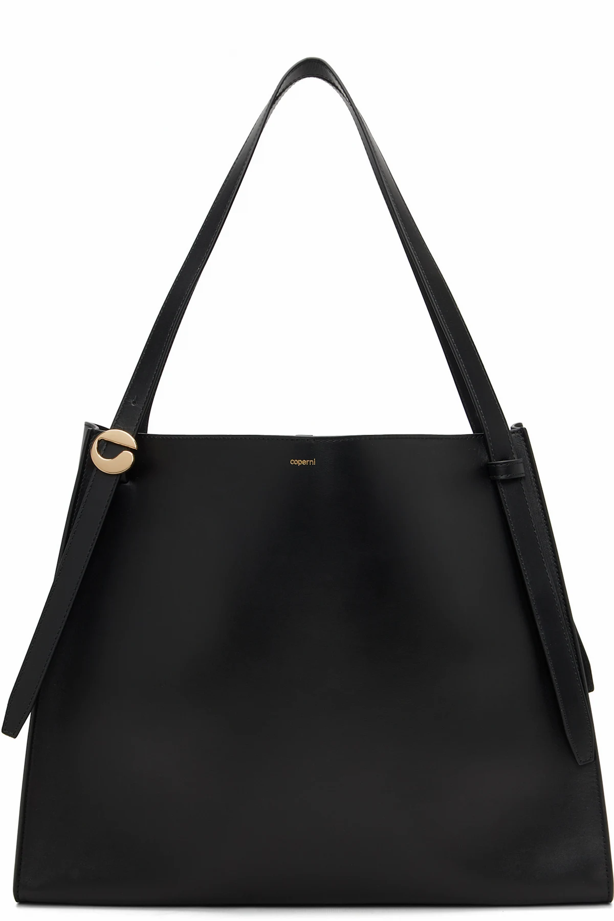 Black Logo Belt Tote