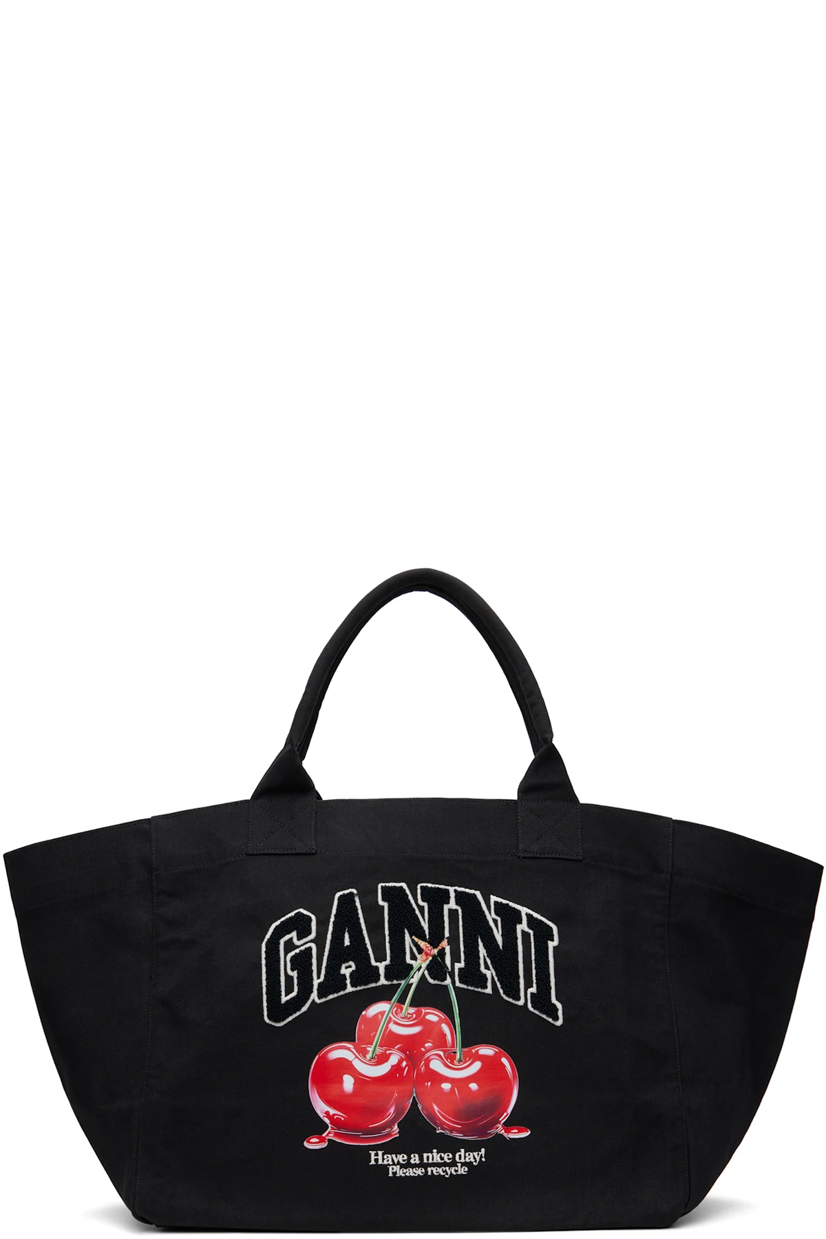 Black XXL Cherry Tote