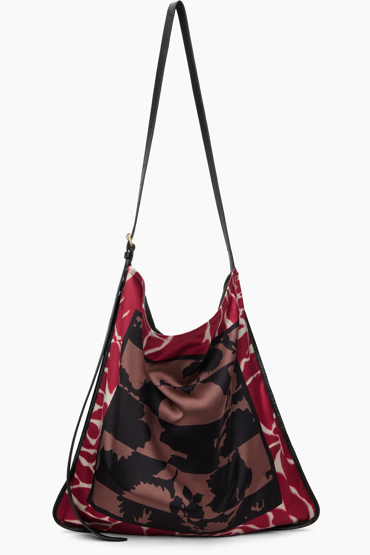 Multicolor Small Scarf Tote