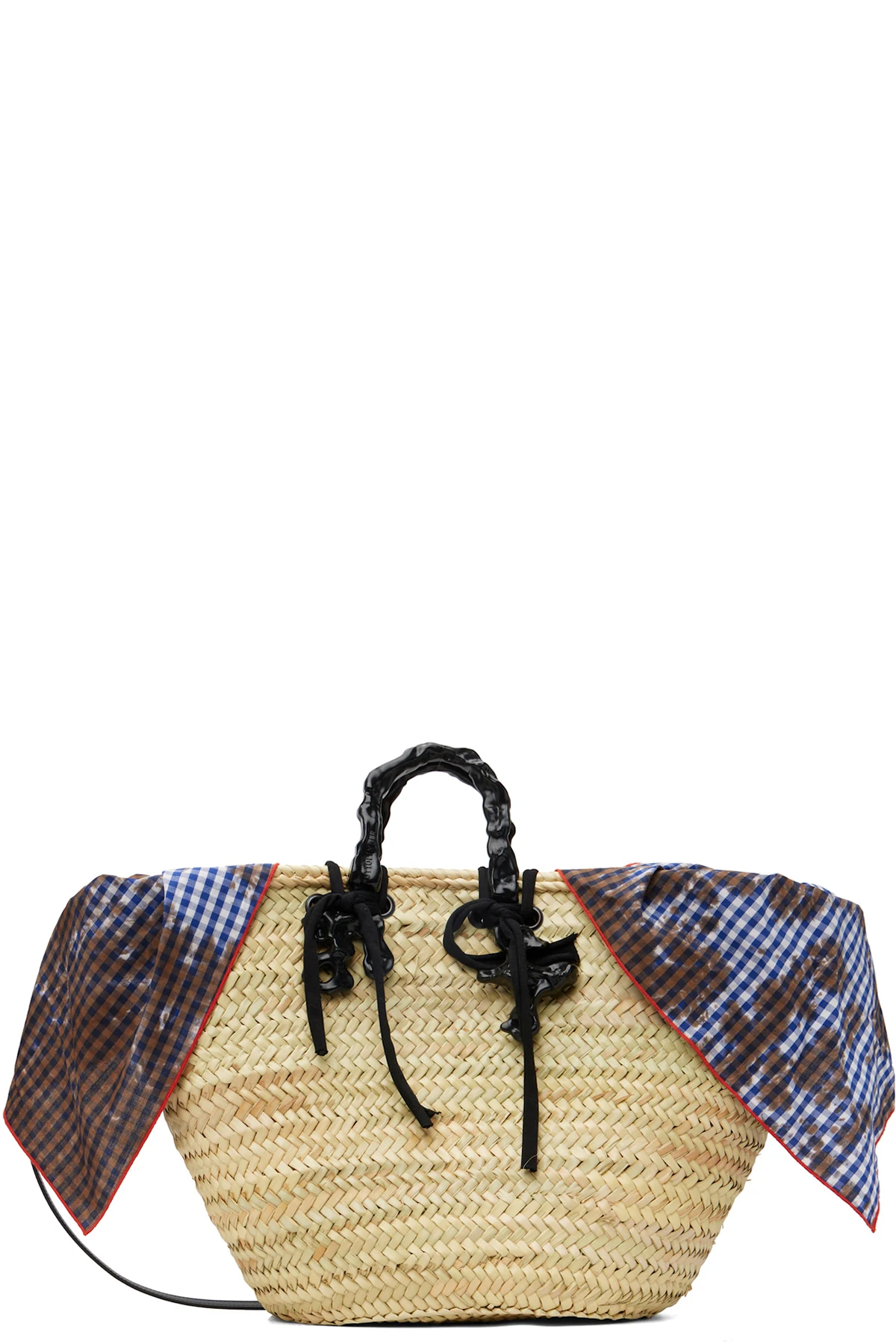 Beige Big Basket Tote