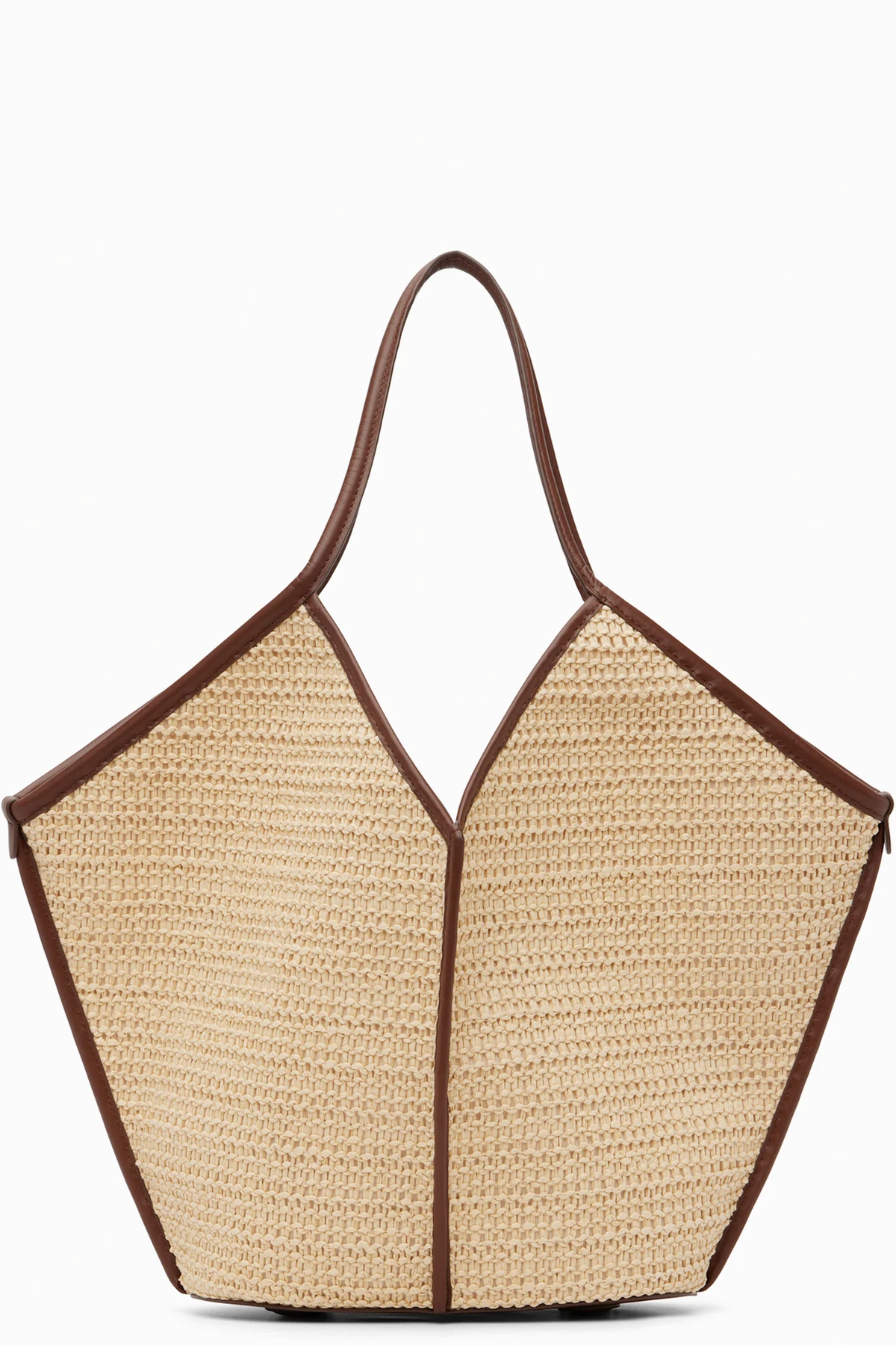 Beige Calella Raffia Tote