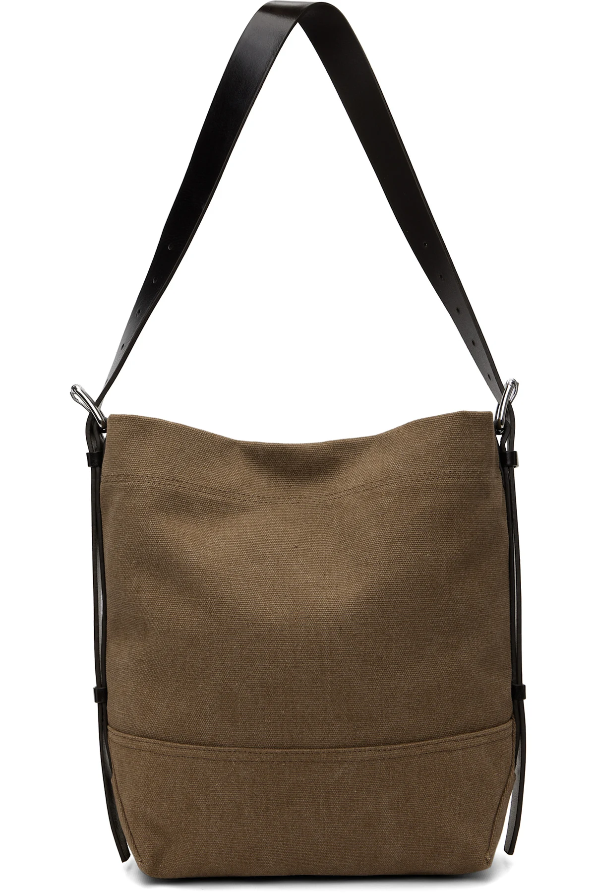 Brown Small Belted Tote