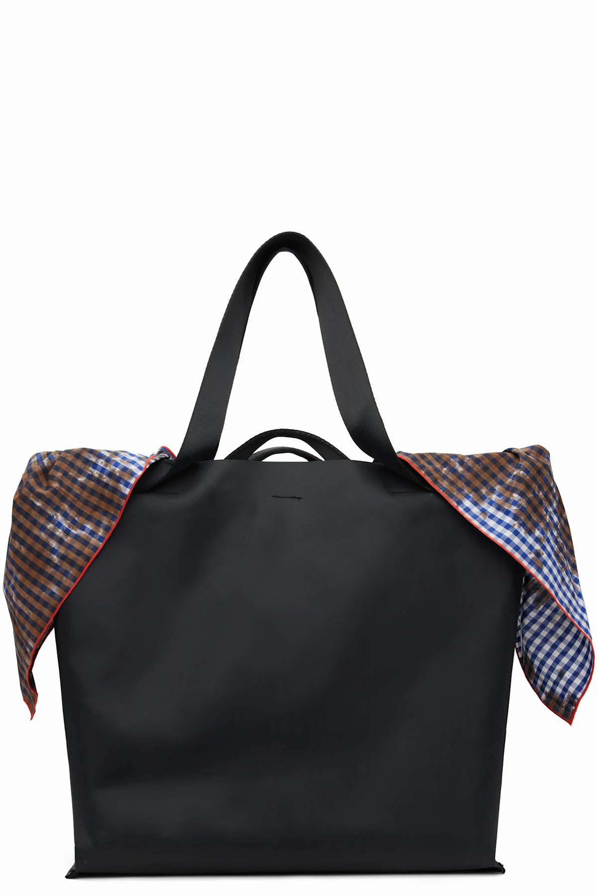Black PU Beach Tote