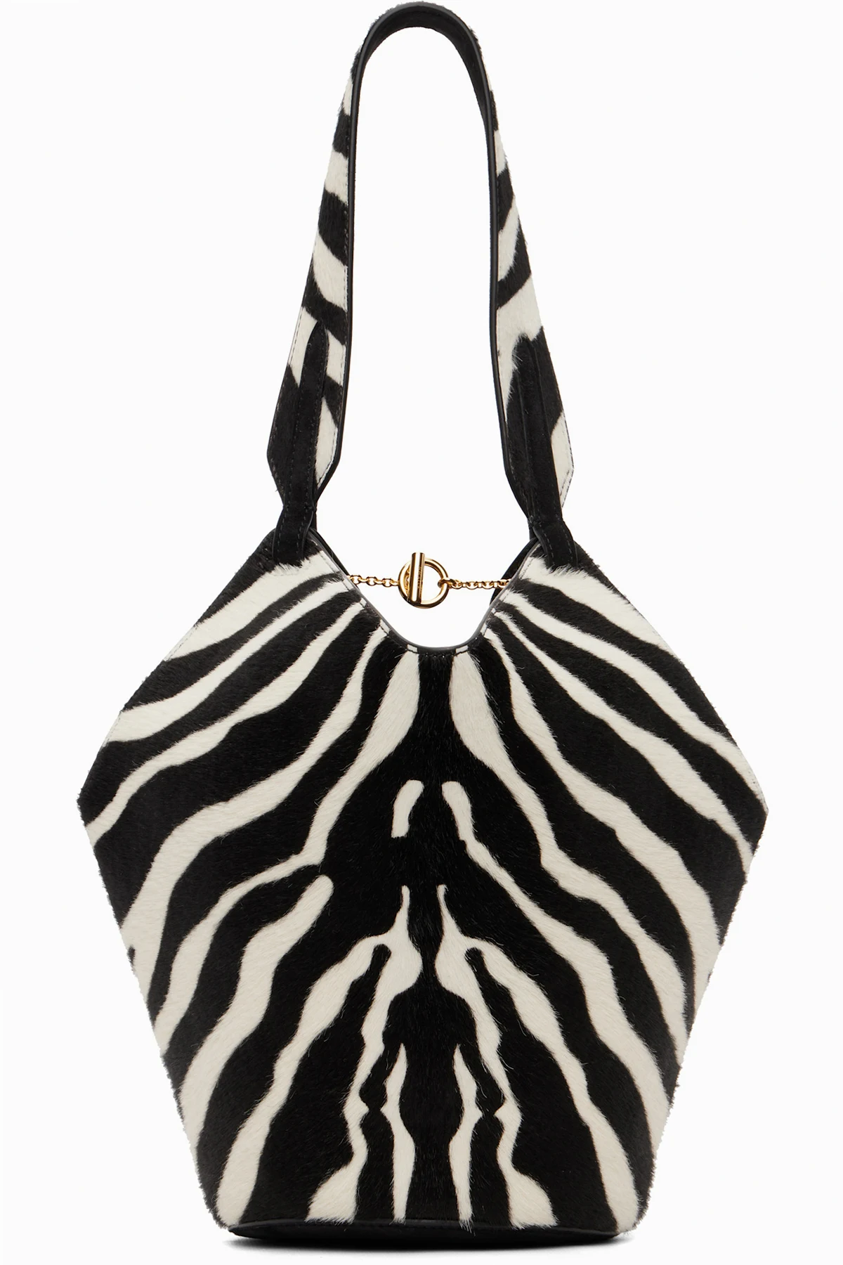 Black & White Mini Lotus Tote