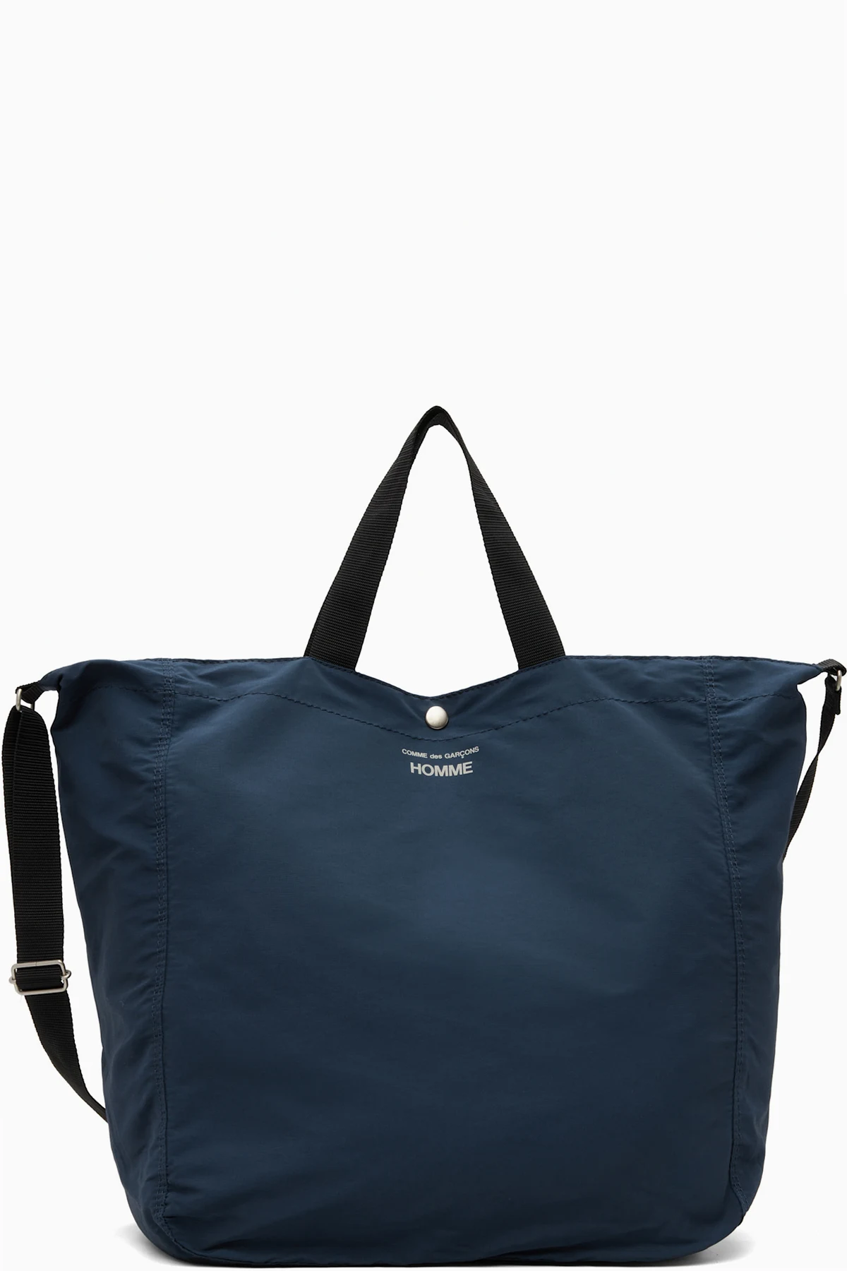Navy Grosgrain Tote