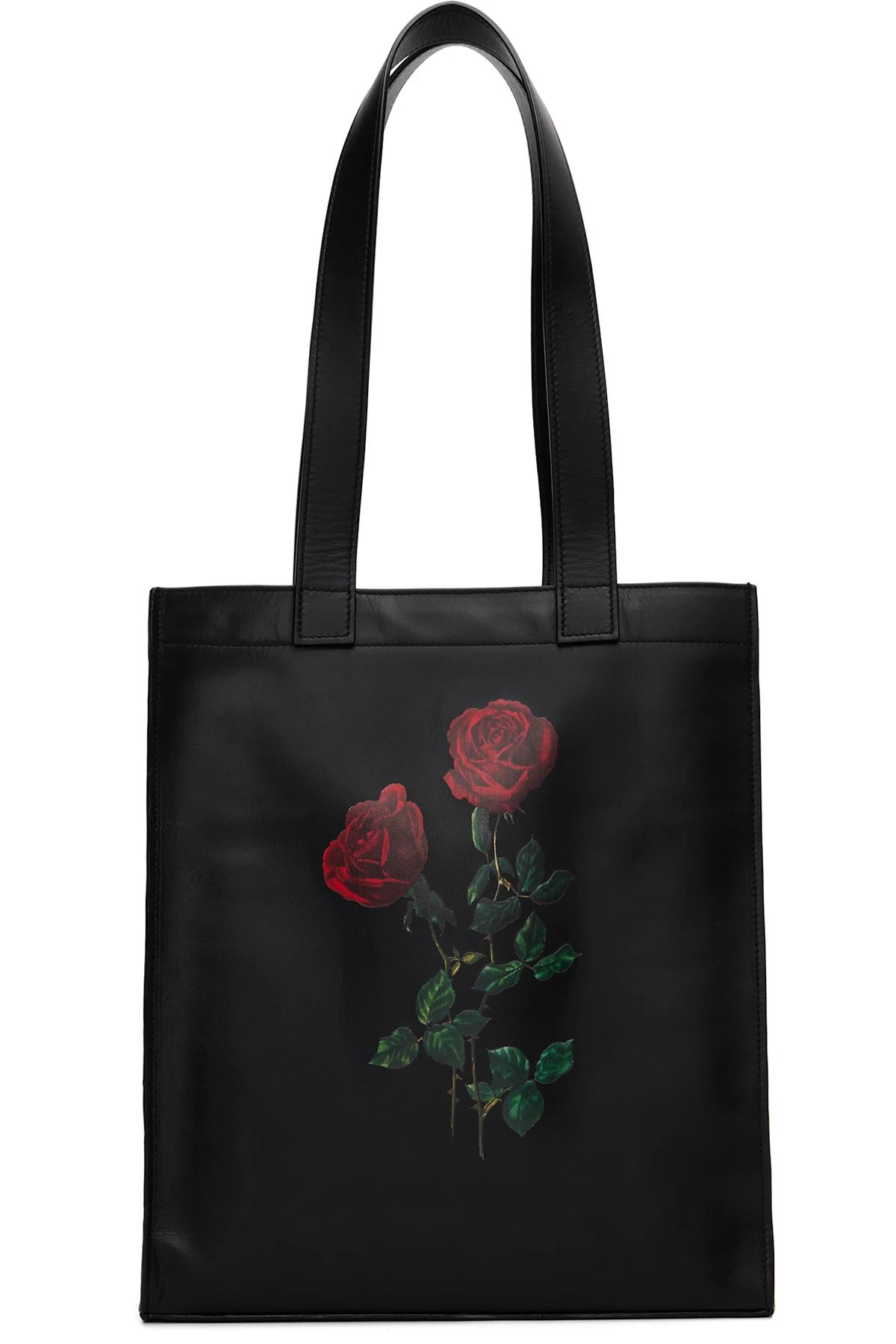 Black Rose Print Tote