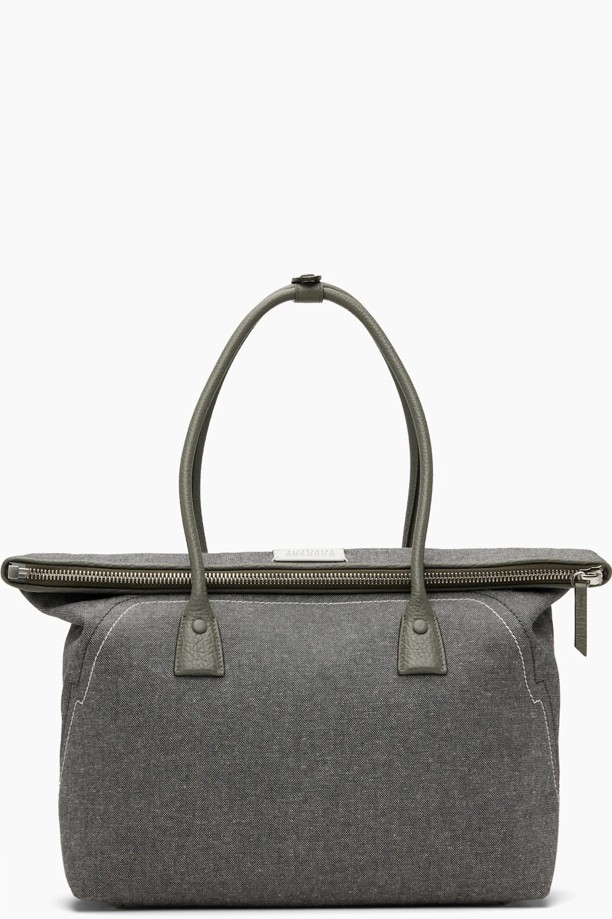 Gray 5AC Medium Shopping Tote
