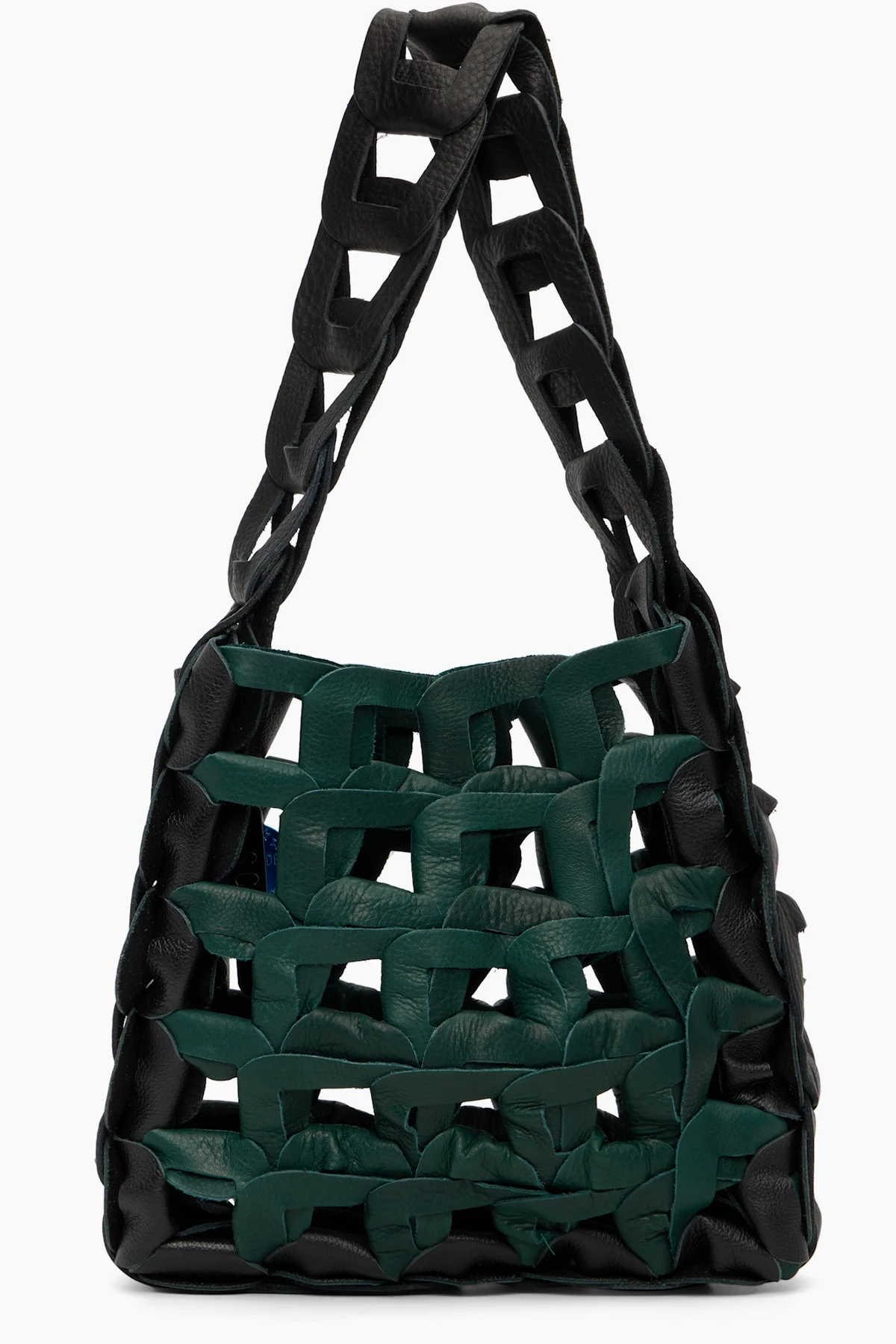 Black & Green Links Tote